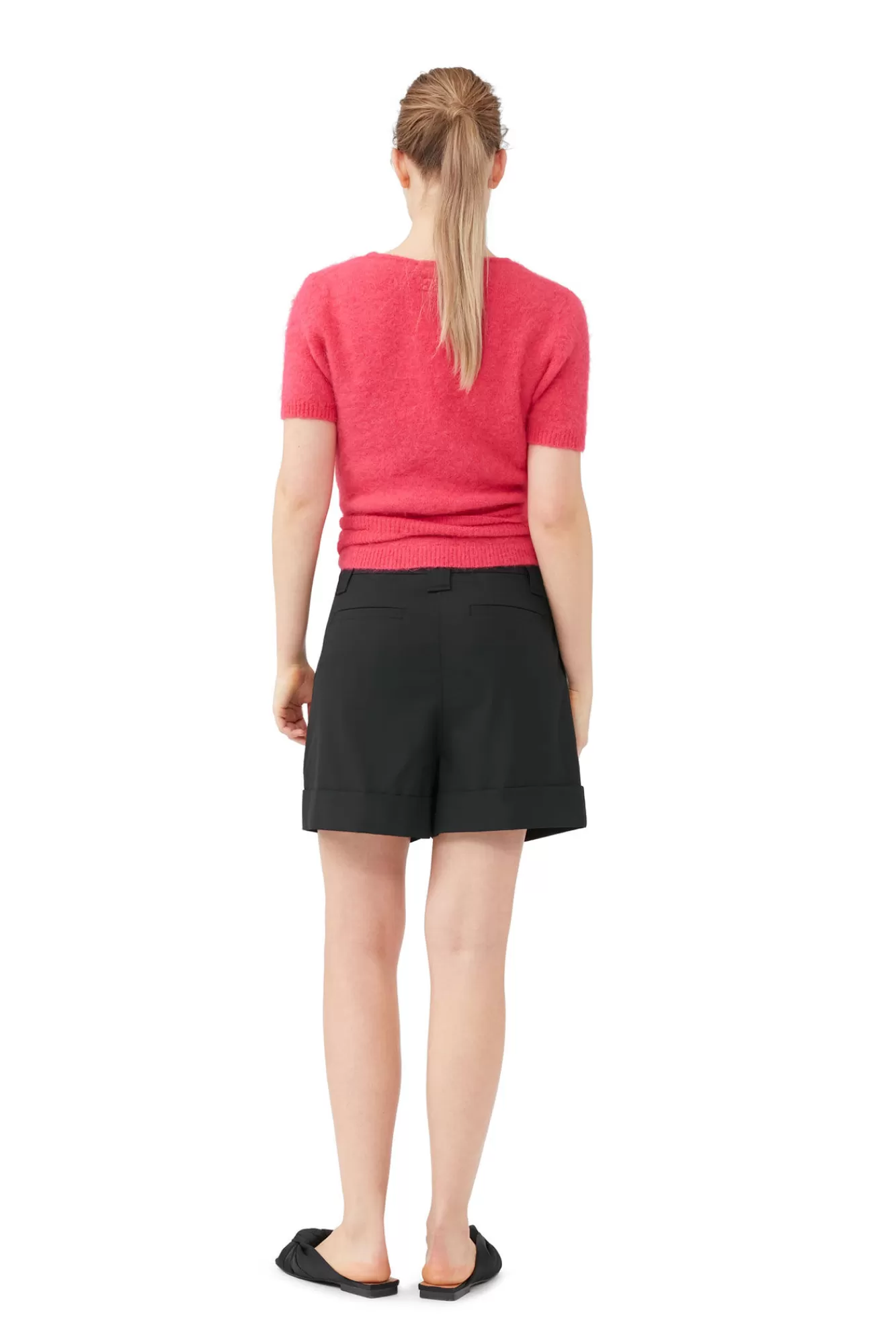 Brushed Alpaca Wrap Blouse>GANNI Hot