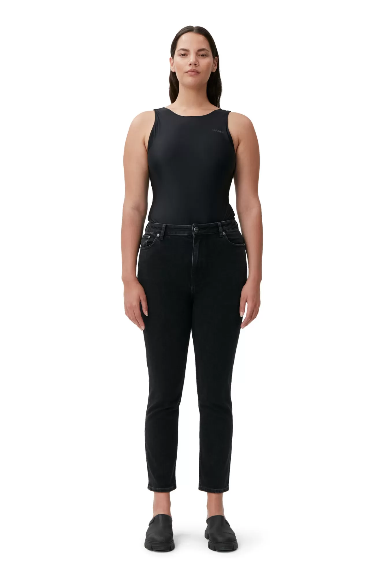 Comfort Stretch Cutye Cropped>GANNI Discount