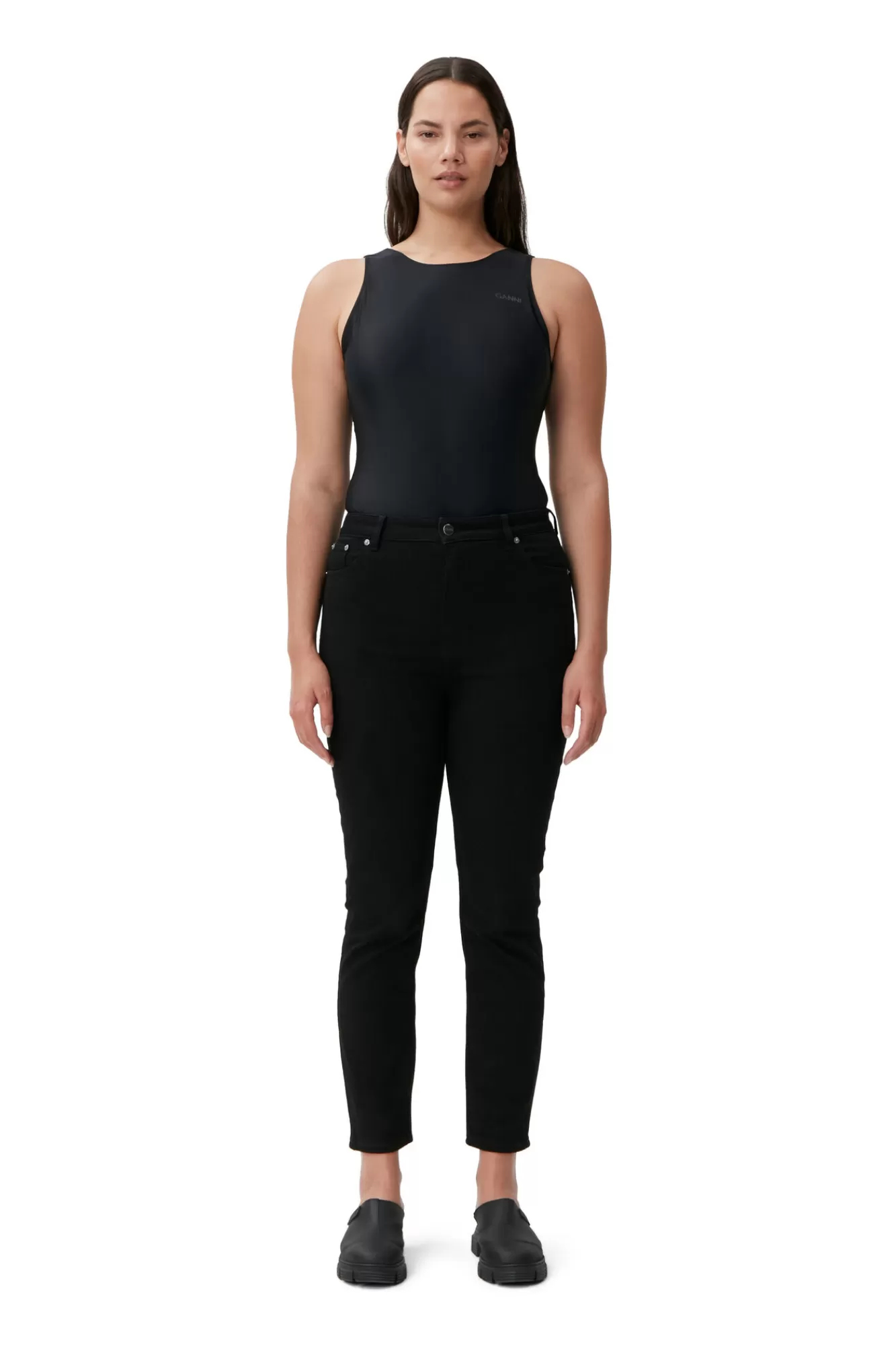 Comfort Stretch Cutye Cropped>GANNI Hot