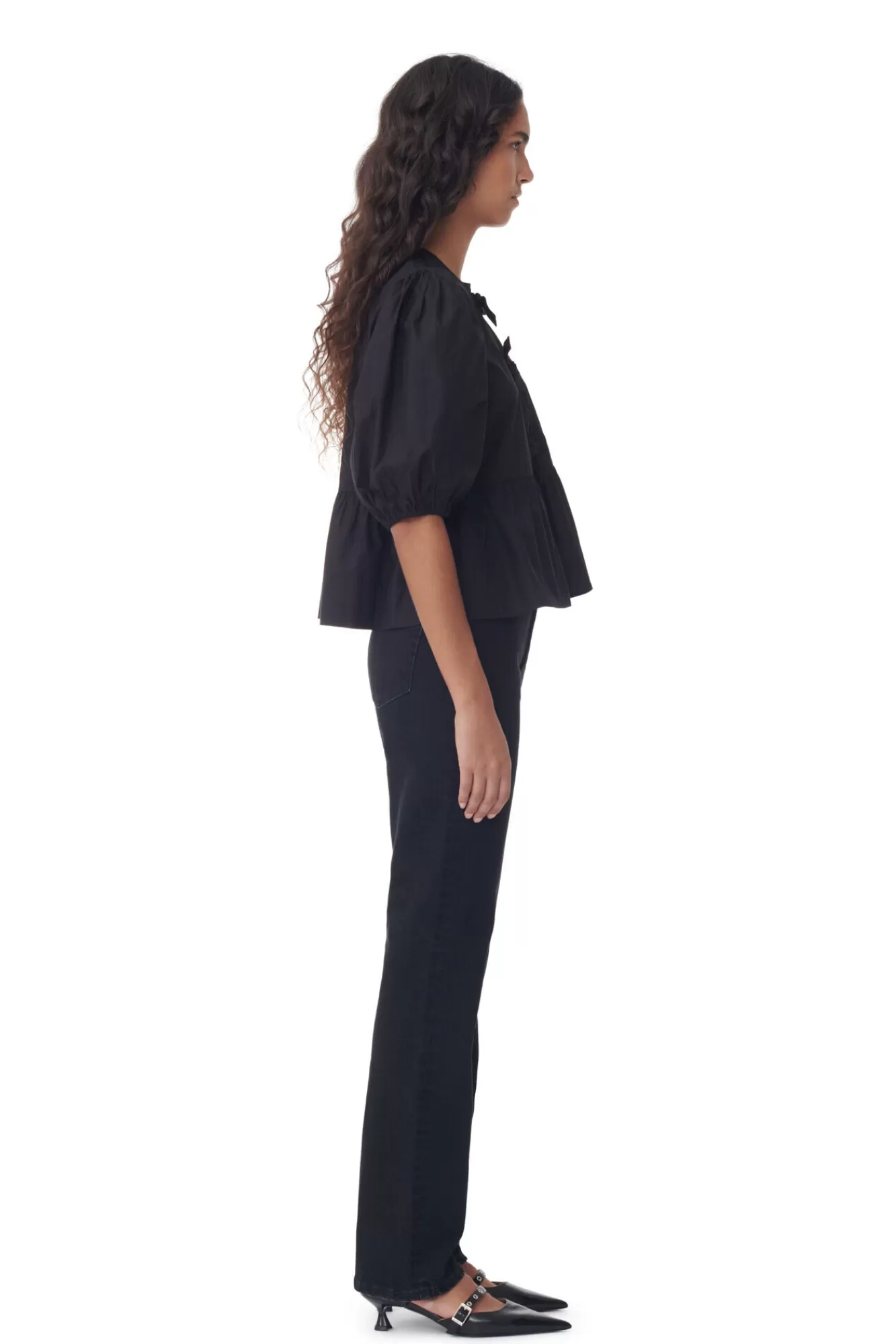 Cotton Poplin Blouse>GANNI Best