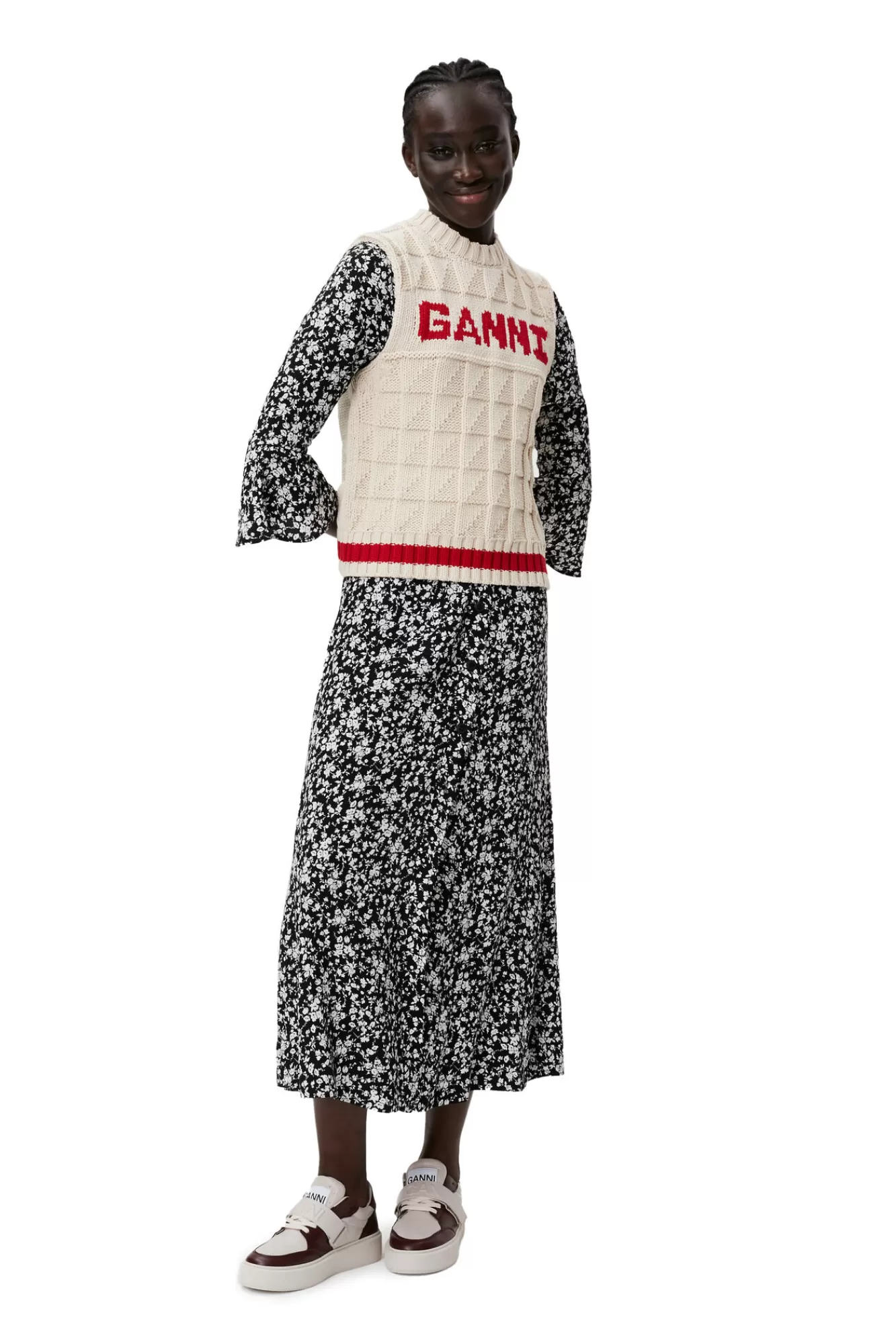 Cotton Rope Vest>GANNI Fashion