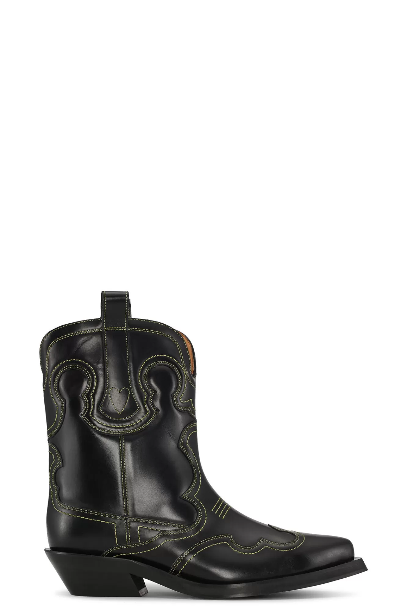 Embroidered Western Boots>GANNI Online