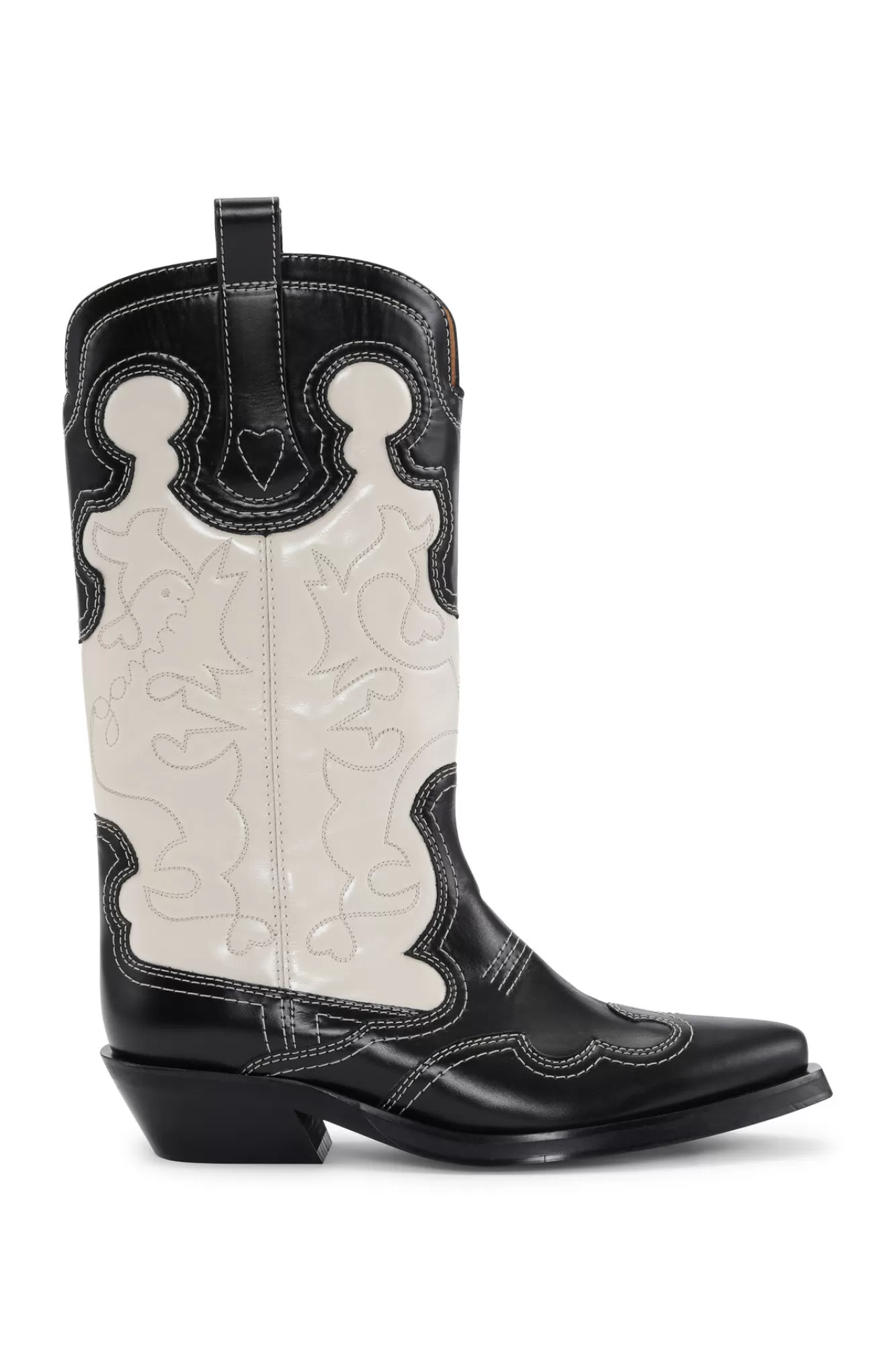 Embroidered Western Boots>GANNI Fashion
