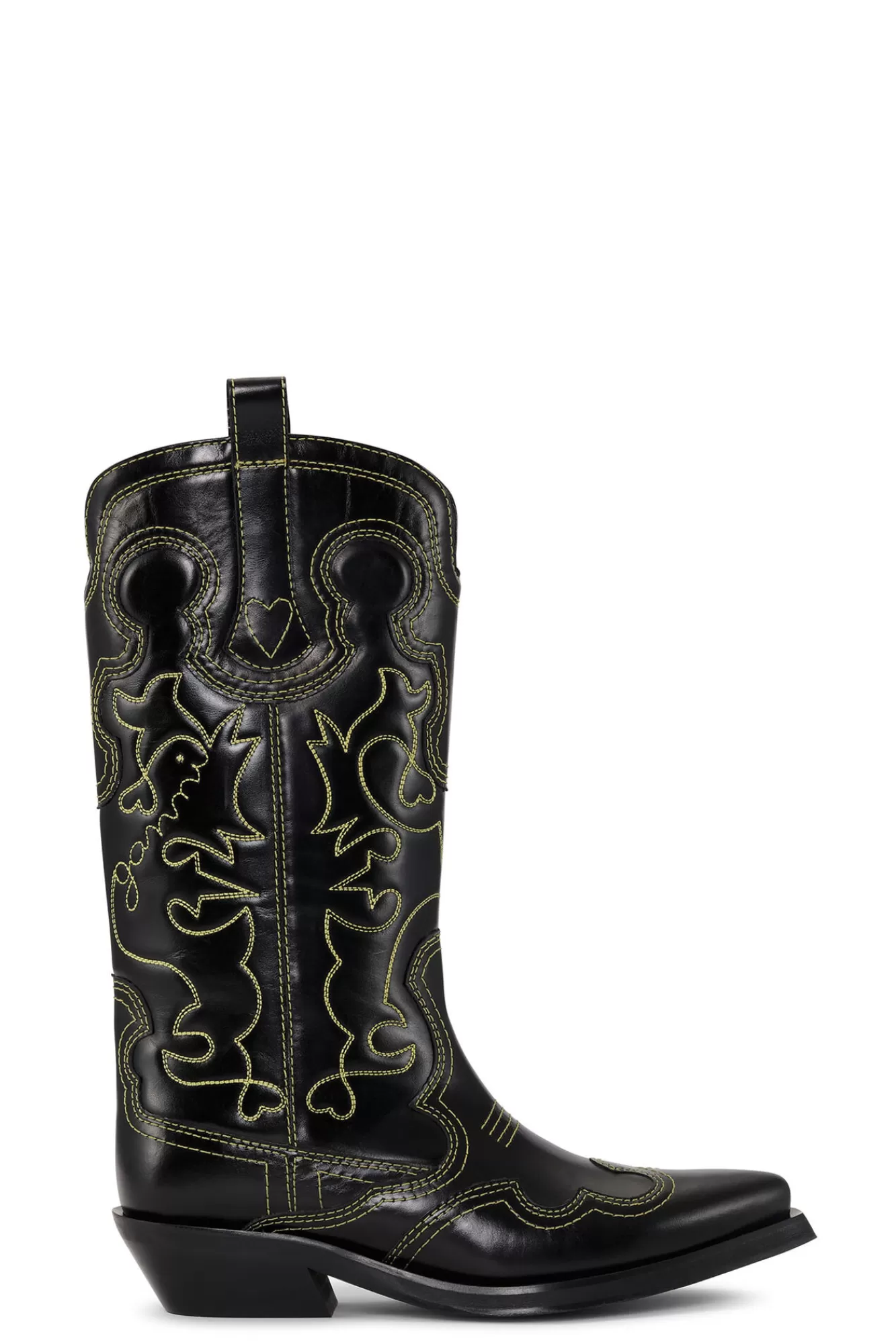 Embroidered Western Boots>GANNI Shop