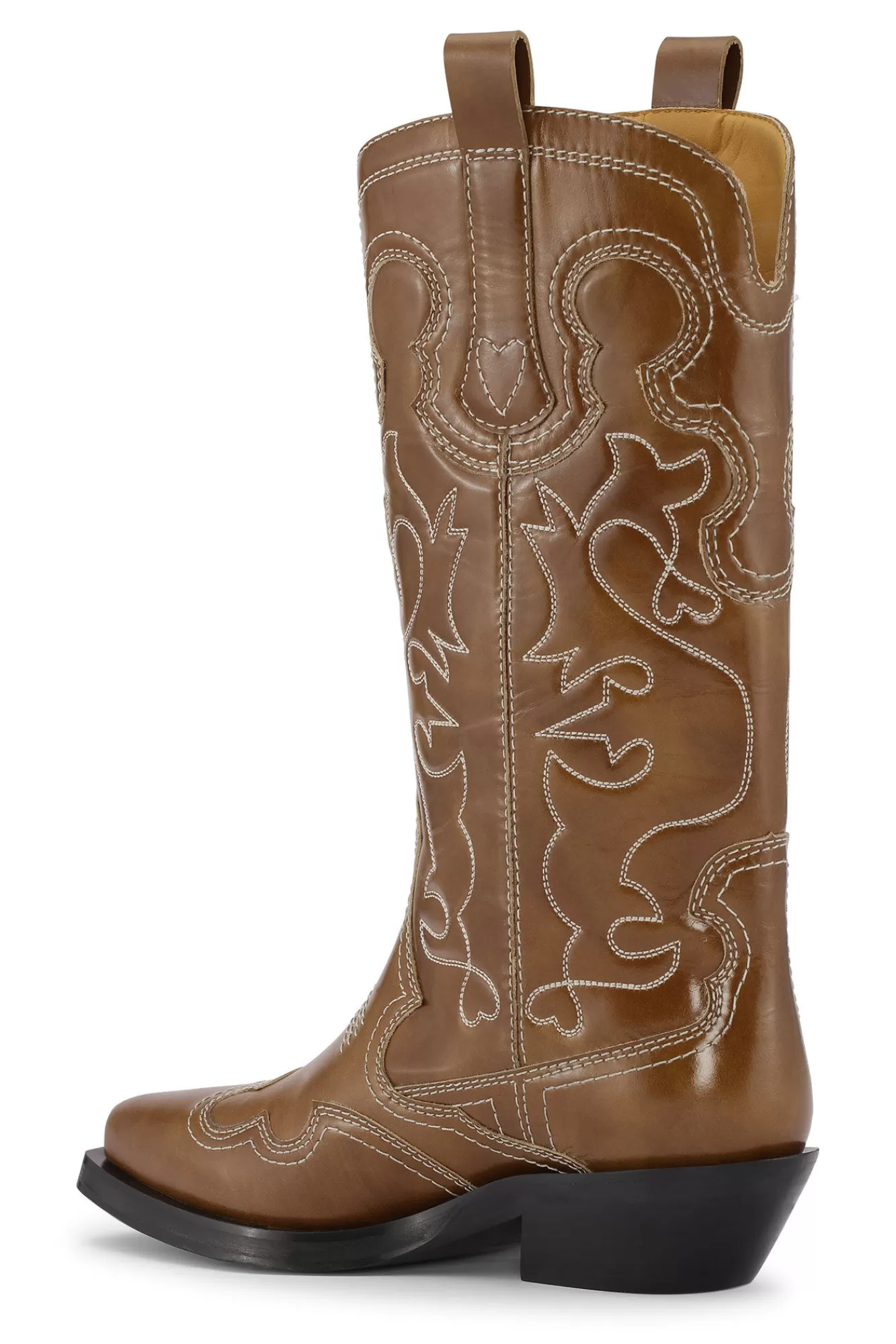 Embroidered Western Boots>GANNI Cheap
