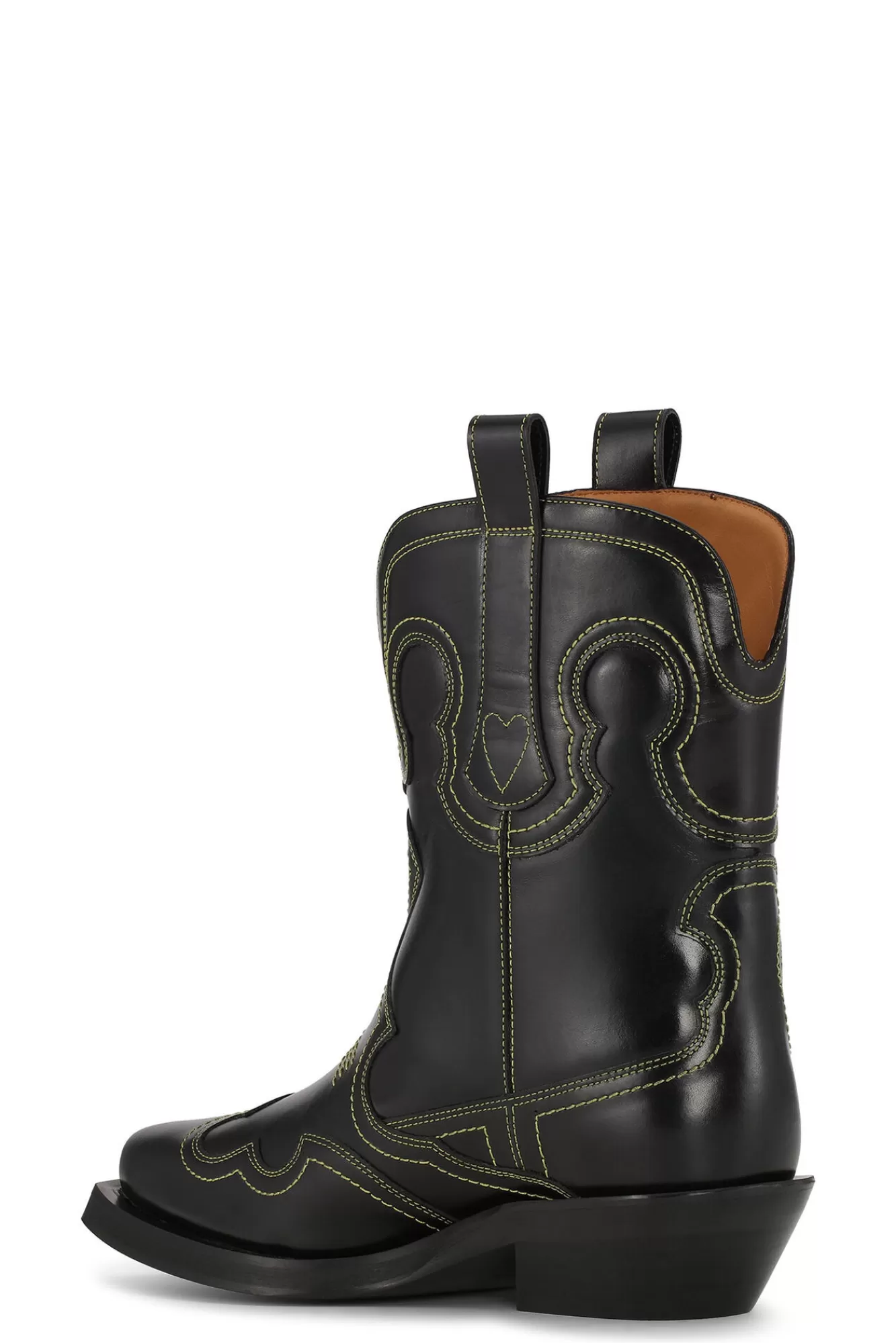 Embroidered Western Boots>GANNI Online