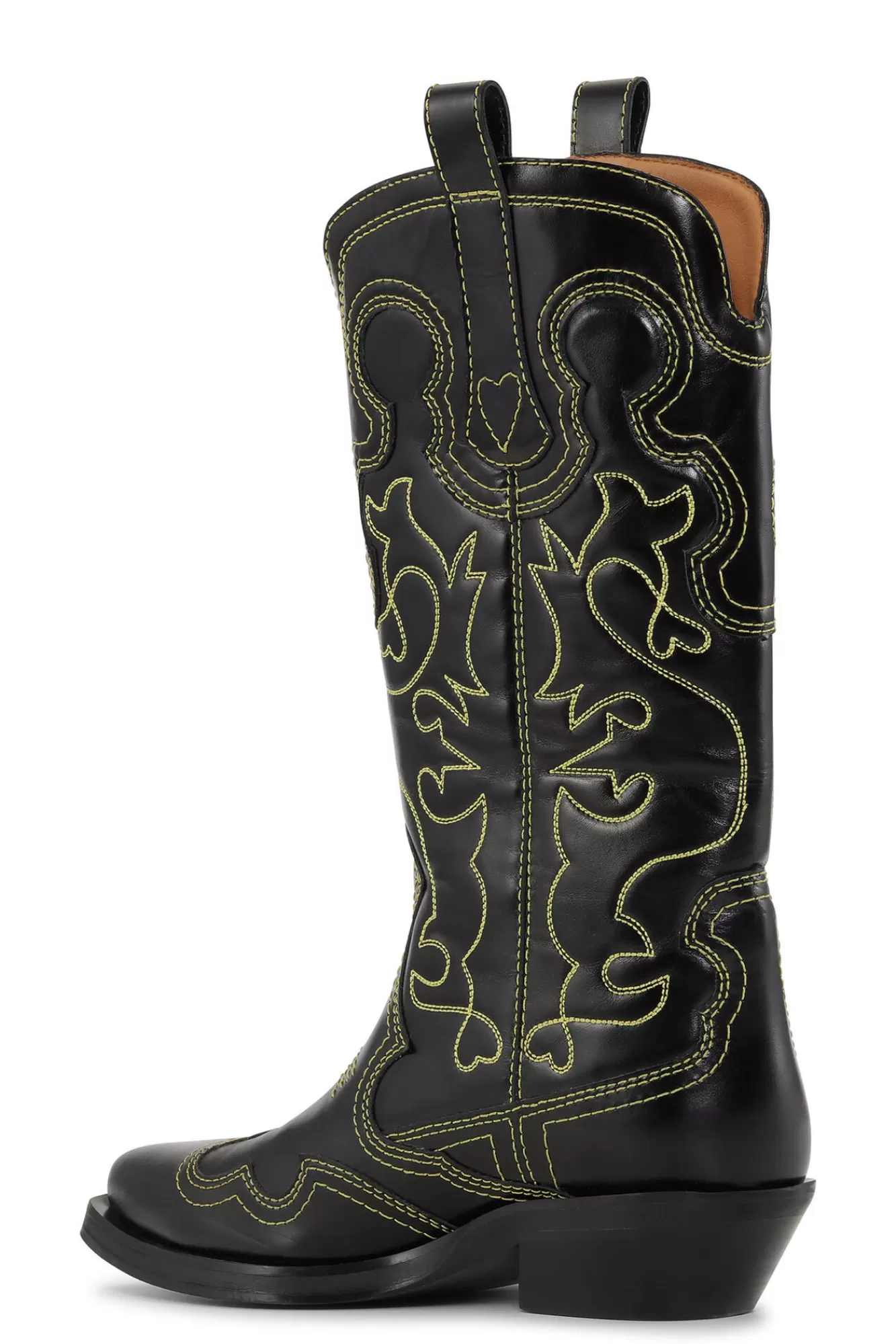 Embroidered Western Boots>GANNI Shop