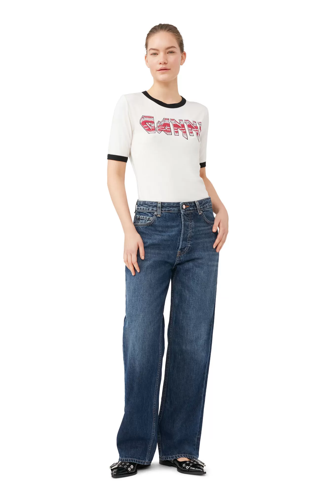 Fitted T-Shirt>GANNI Clearance
