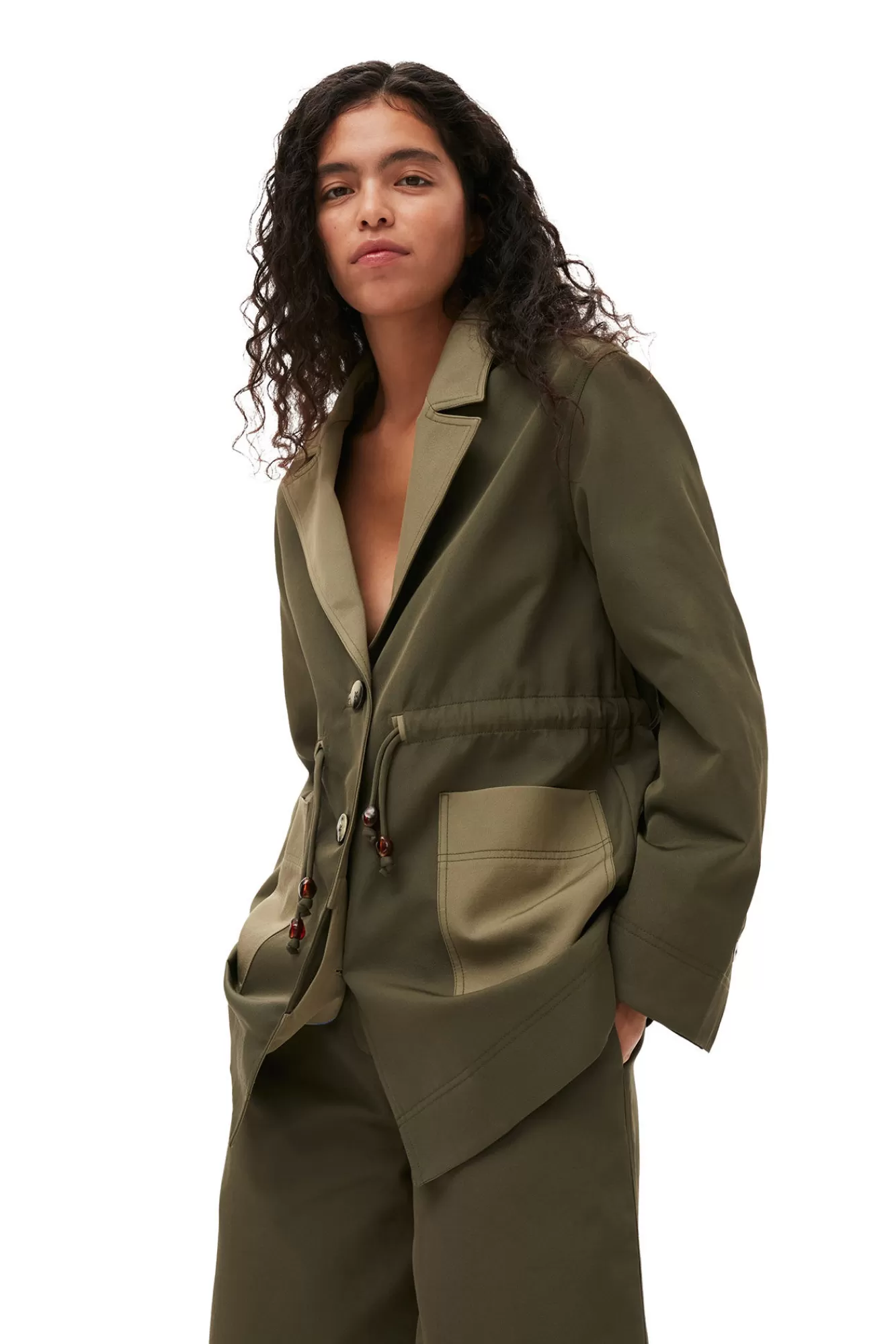 Heavy Twill Jacket>GANNI Fashion