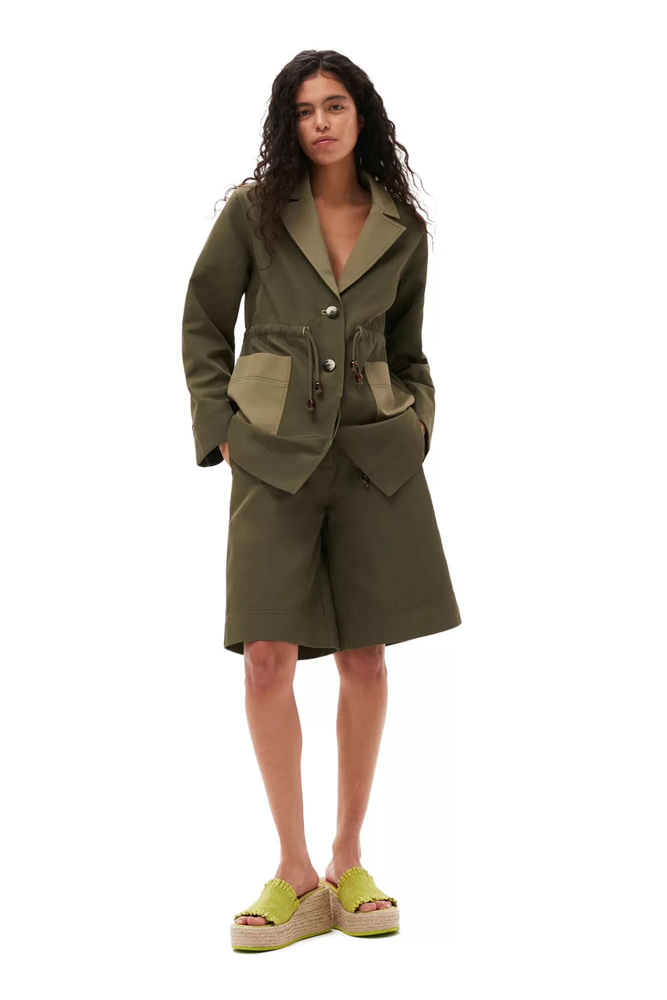 Heavy Twill Jacket>GANNI Fashion