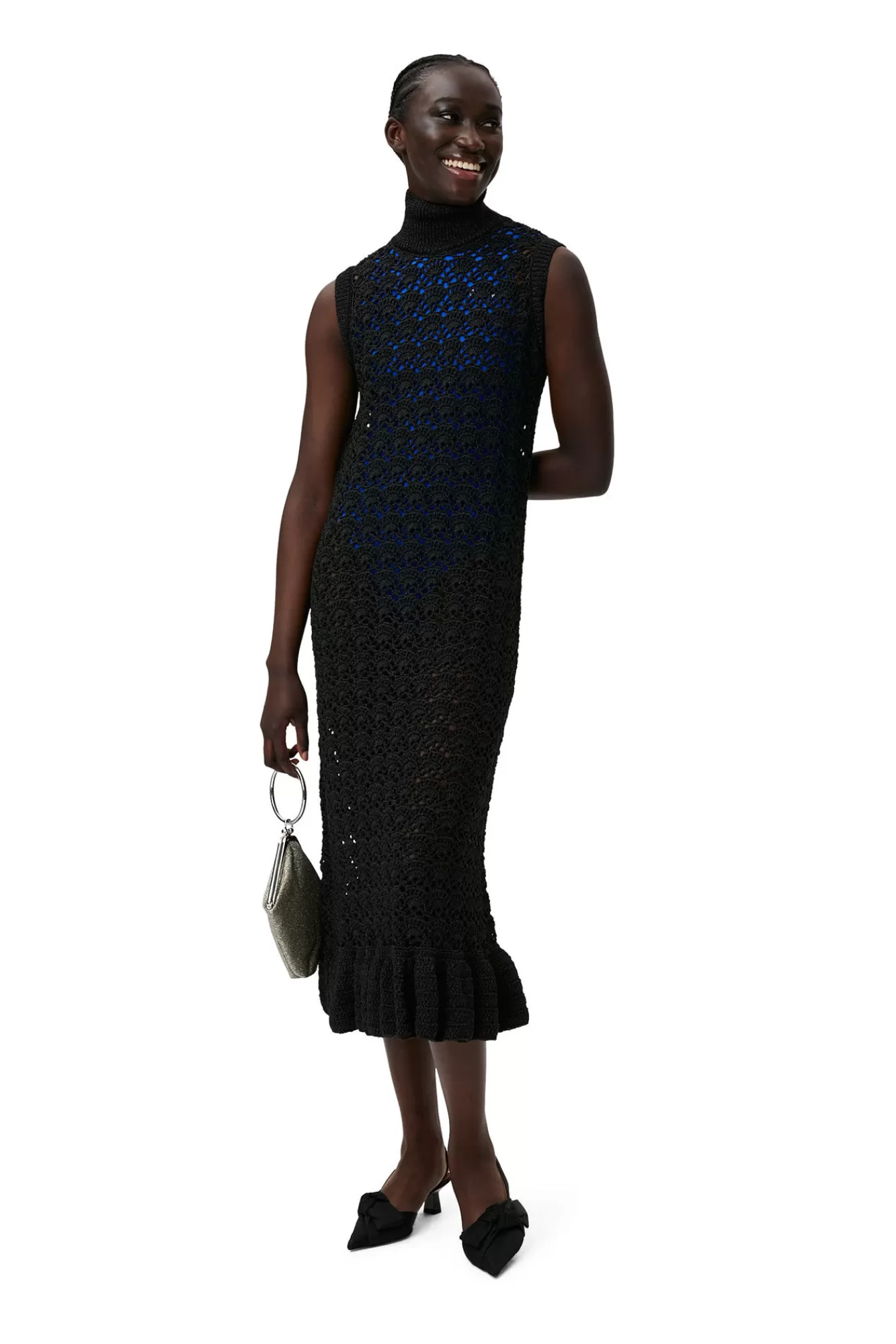 Highneck Dress>GANNI Cheap