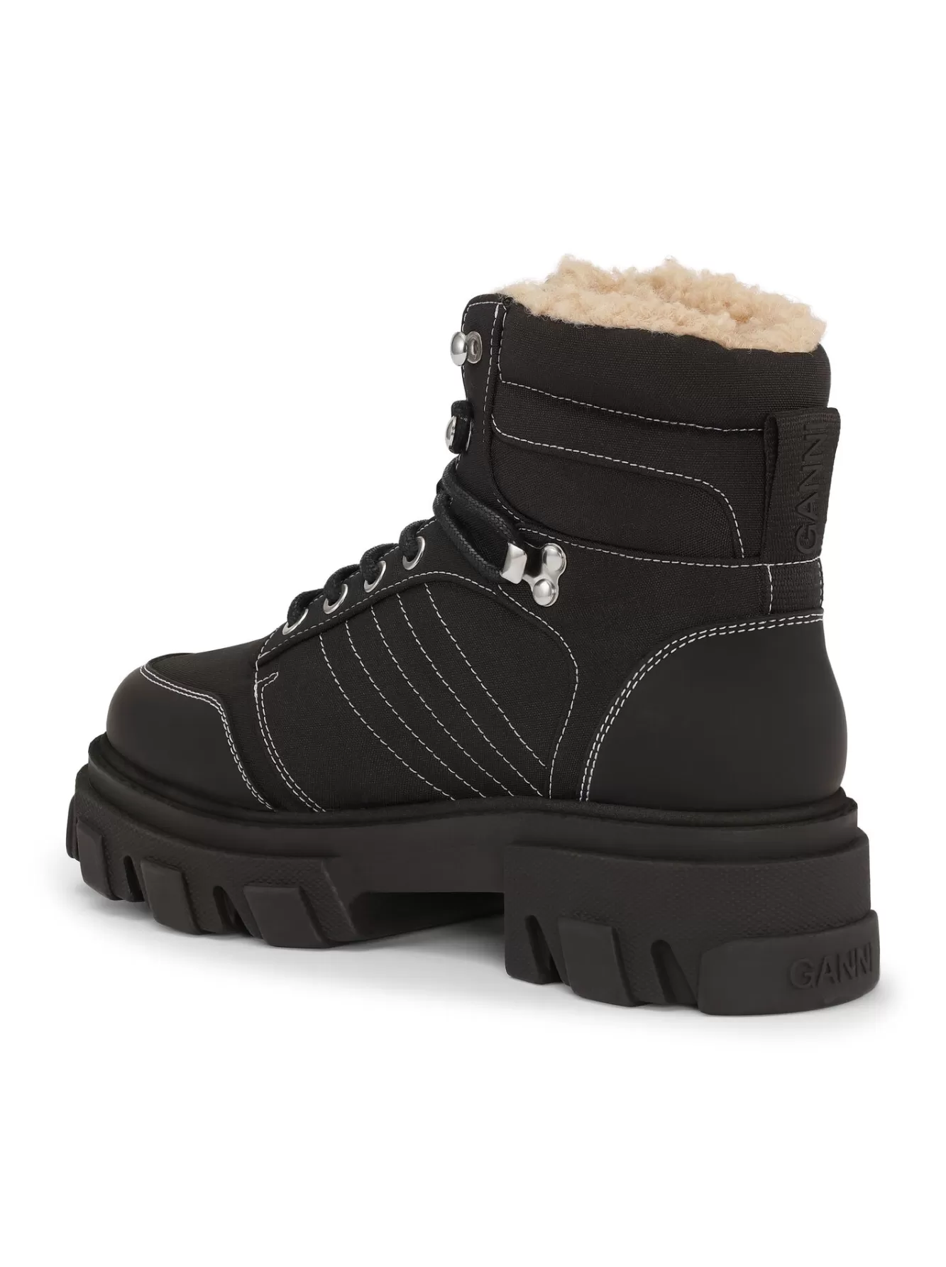 Lace-Up Hiking Boots>GANNI Online