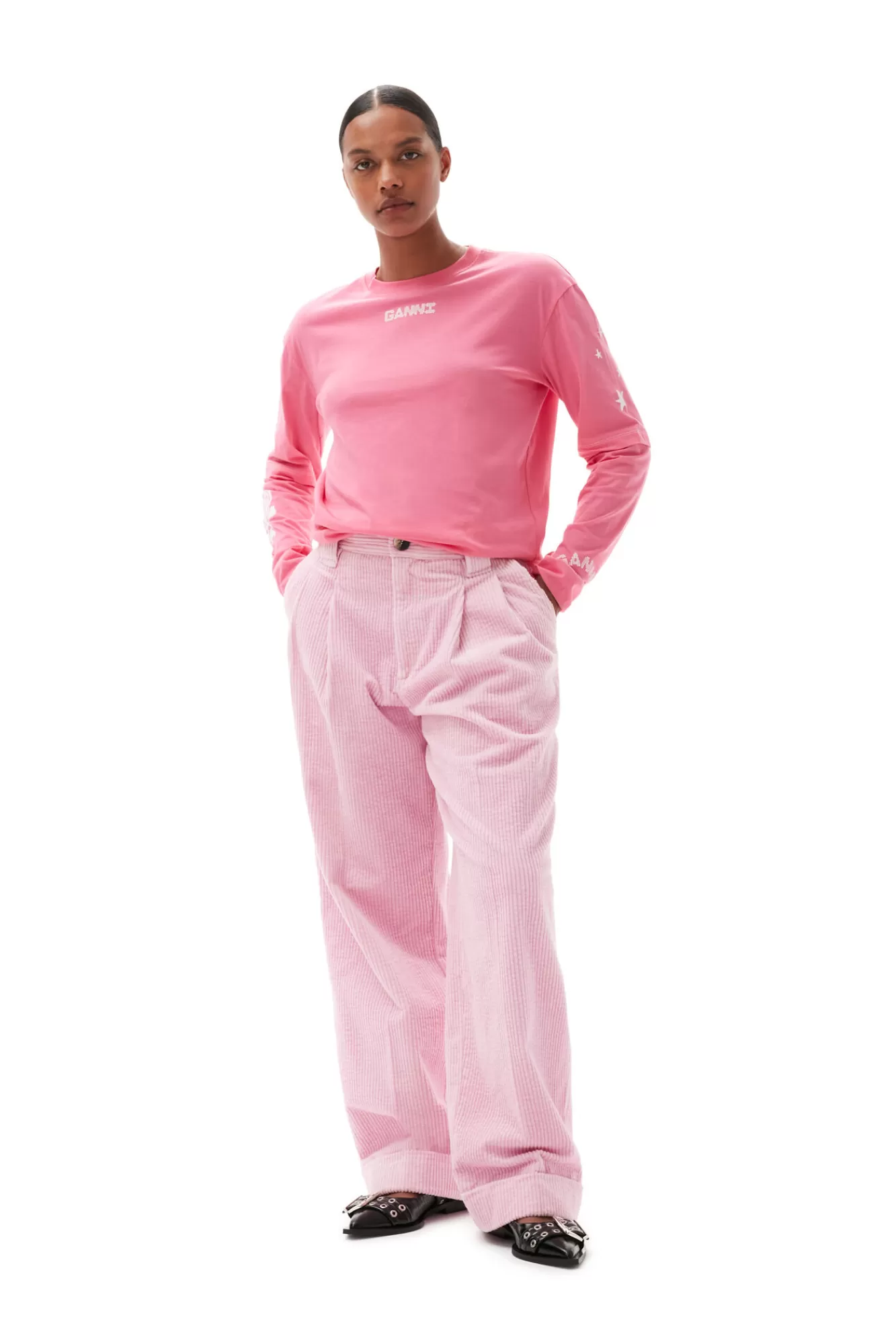 Long Sleeve T-Shirt>GANNI Outlet
