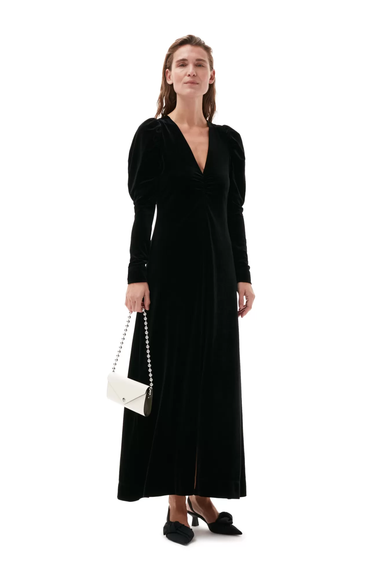 Long Velvet Dress>GANNI Outlet
