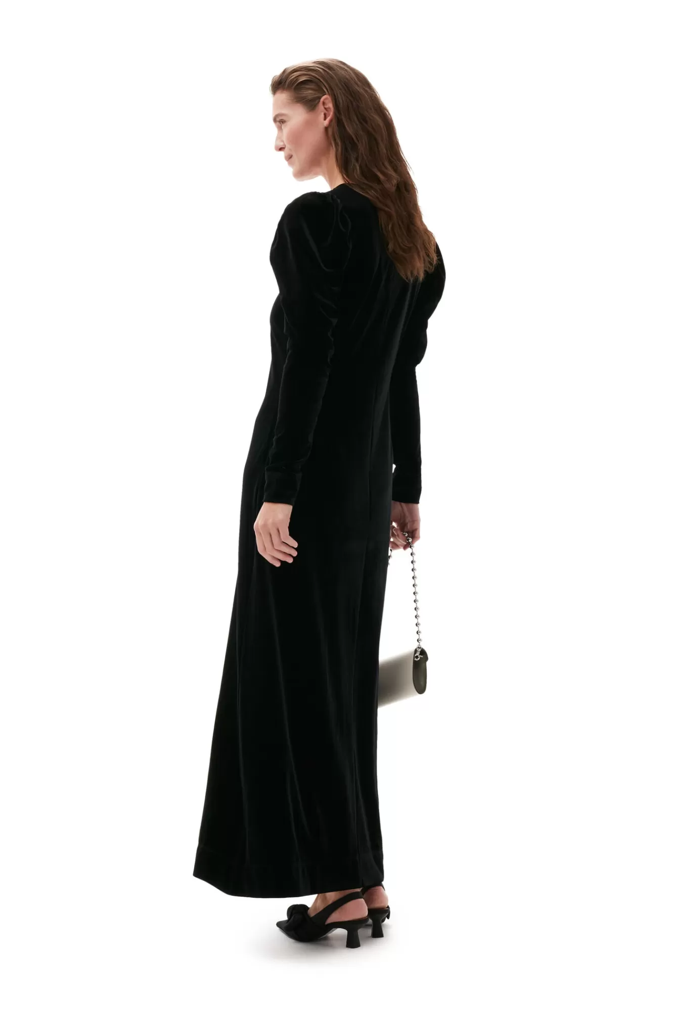 Long Velvet Dress>GANNI Outlet