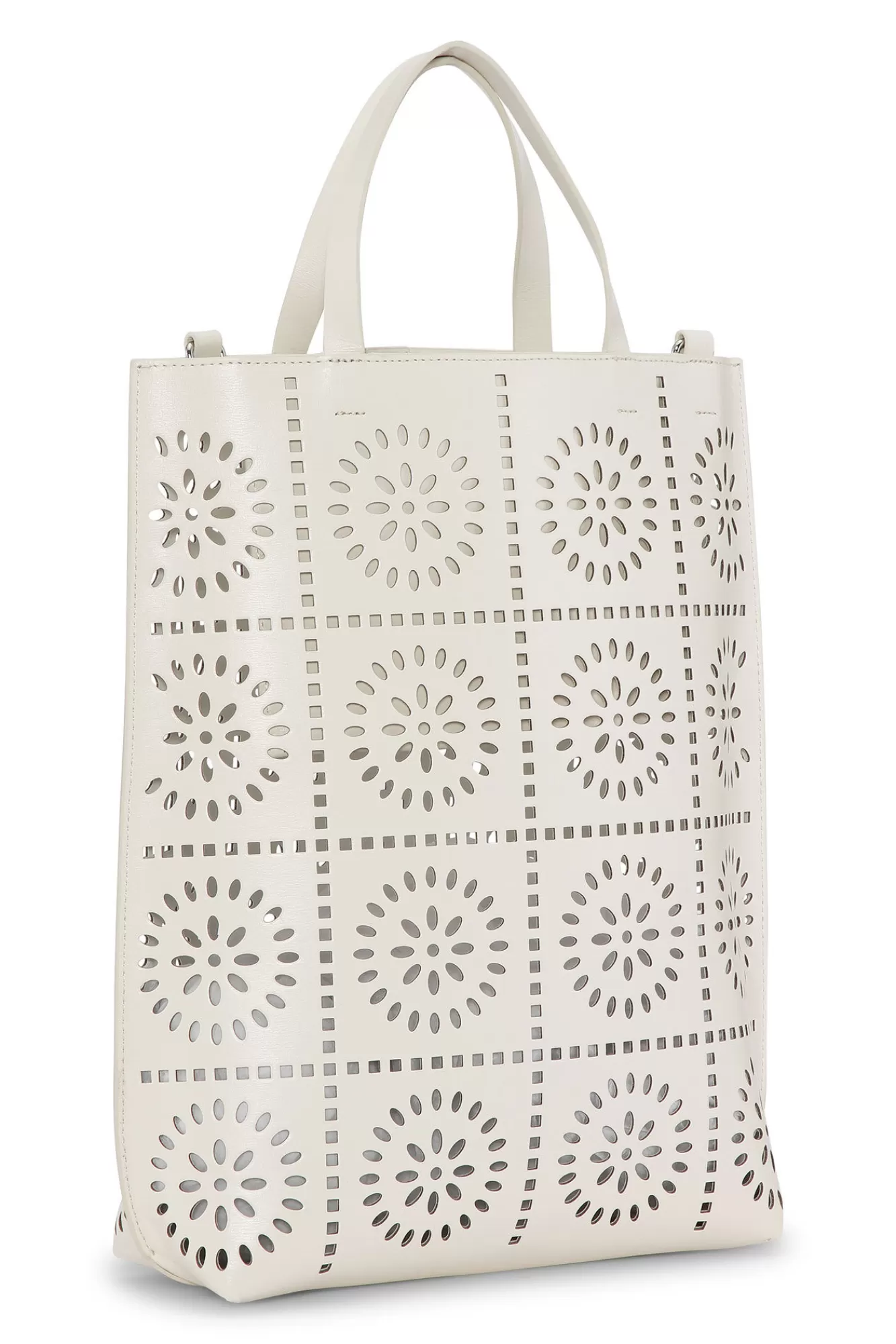 Medium Banner Perforated Bag>GANNI Cheap