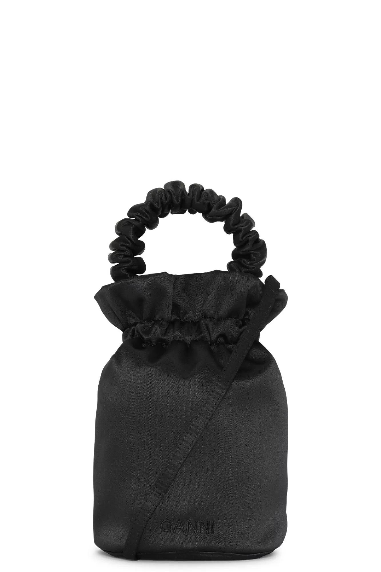 Occasion Occasion Ruched Top Handle Bag>GANNI New