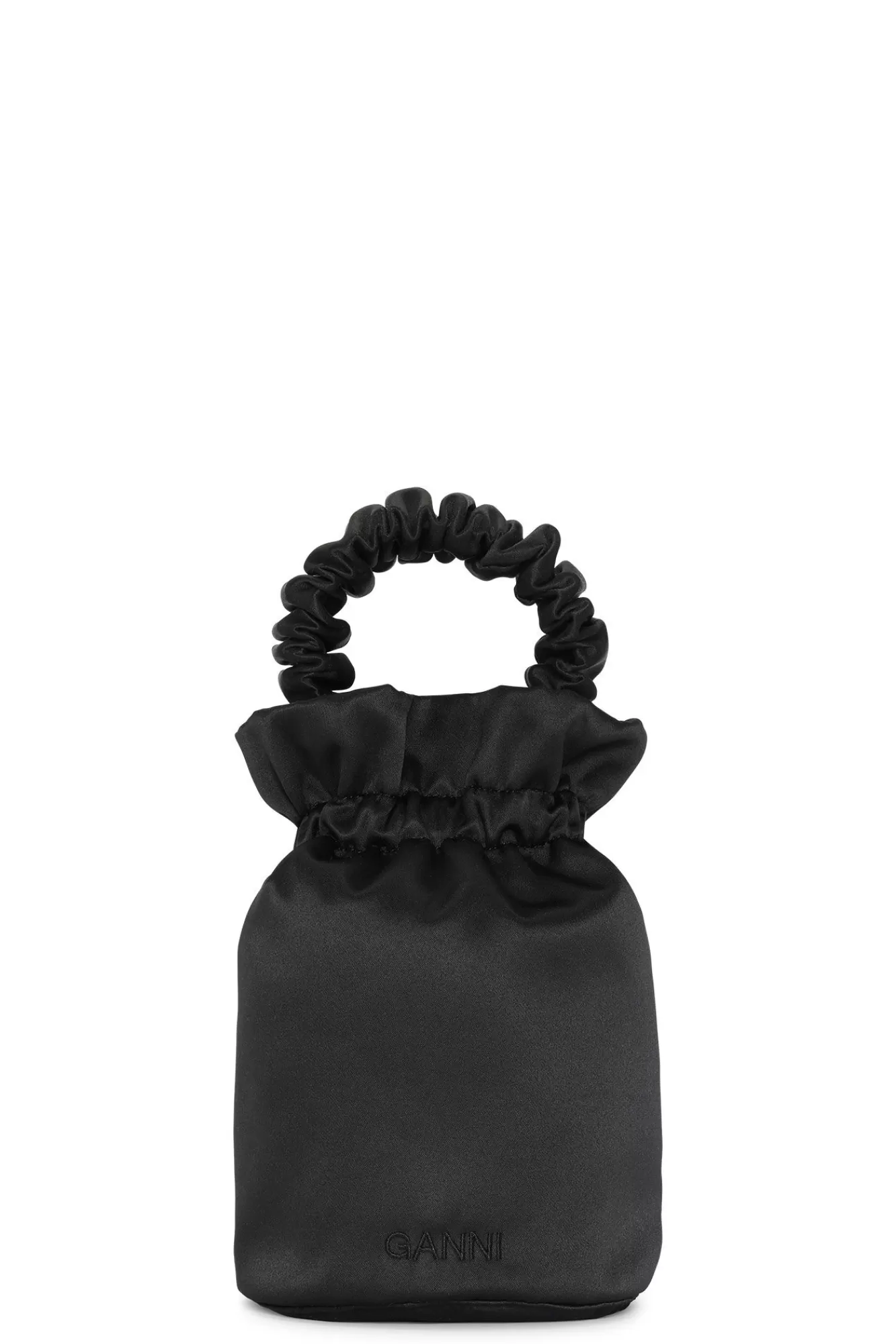 Occasion Occasion Ruched Top Handle Bag>GANNI New