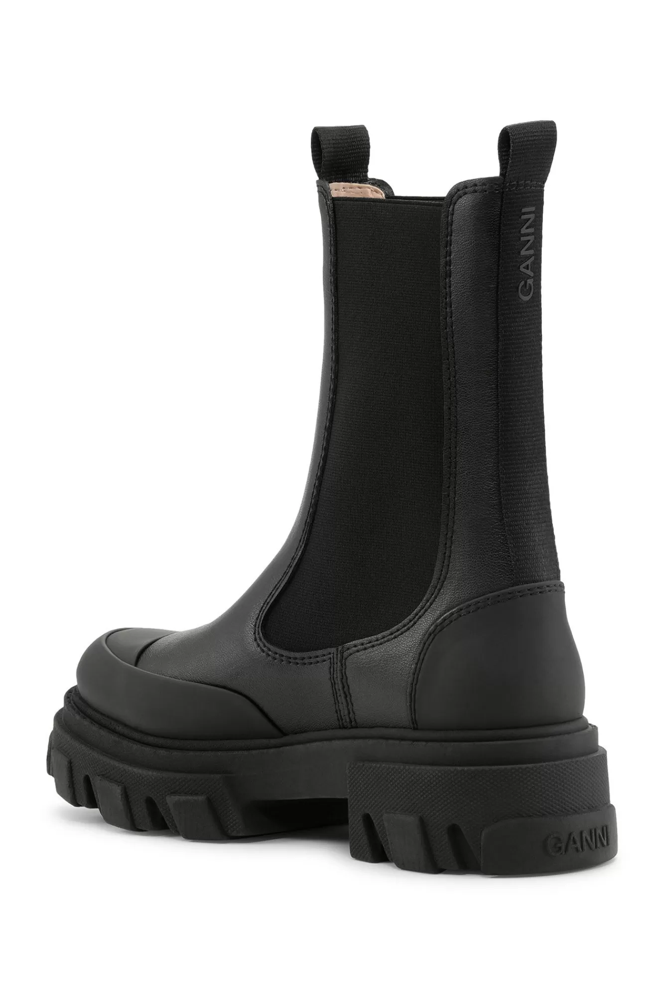 Ohoskin Cleated Mid Chelsea Boots>GANNI Hot