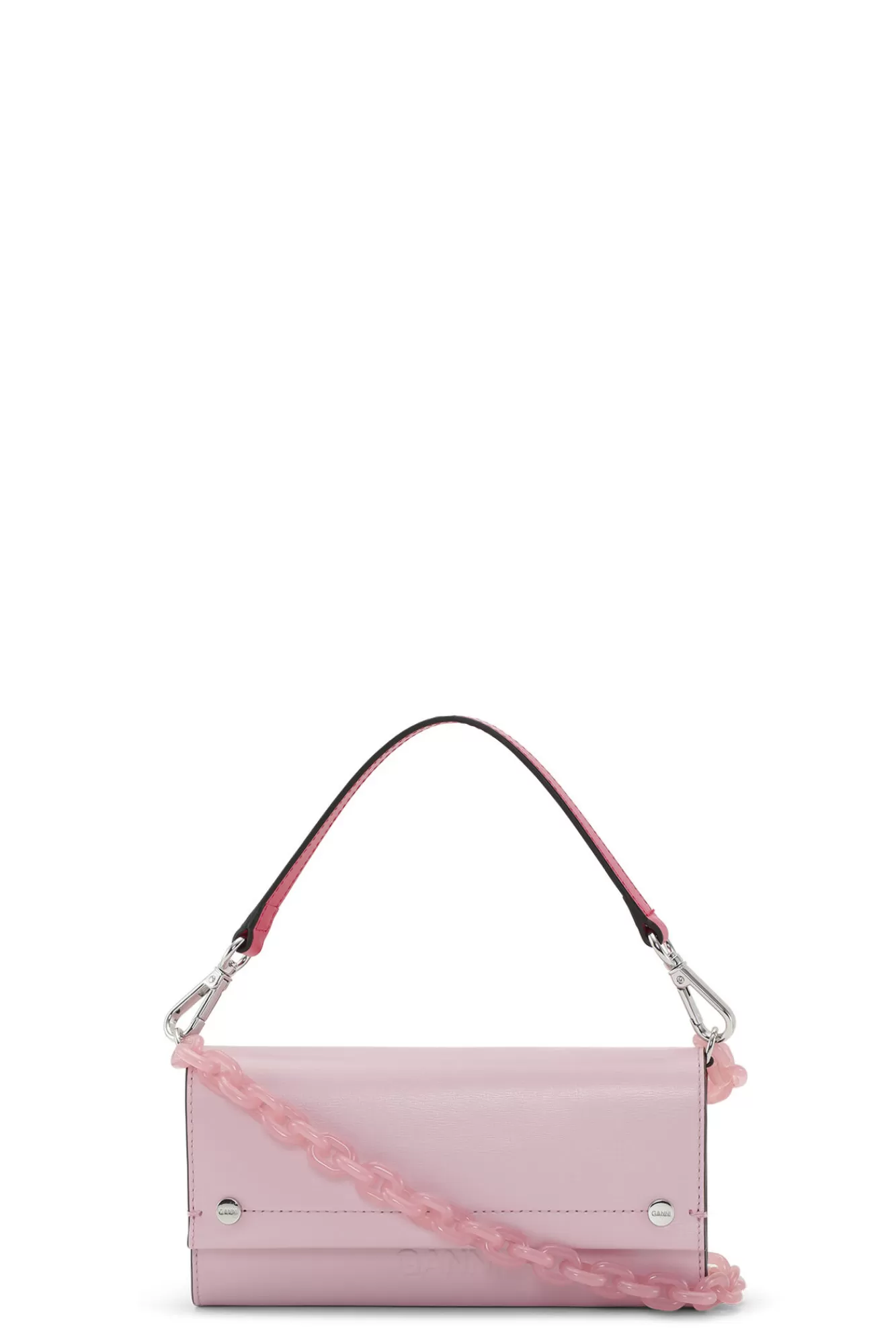 Pink Banner Envelope Chain Wallet>GANNI Online