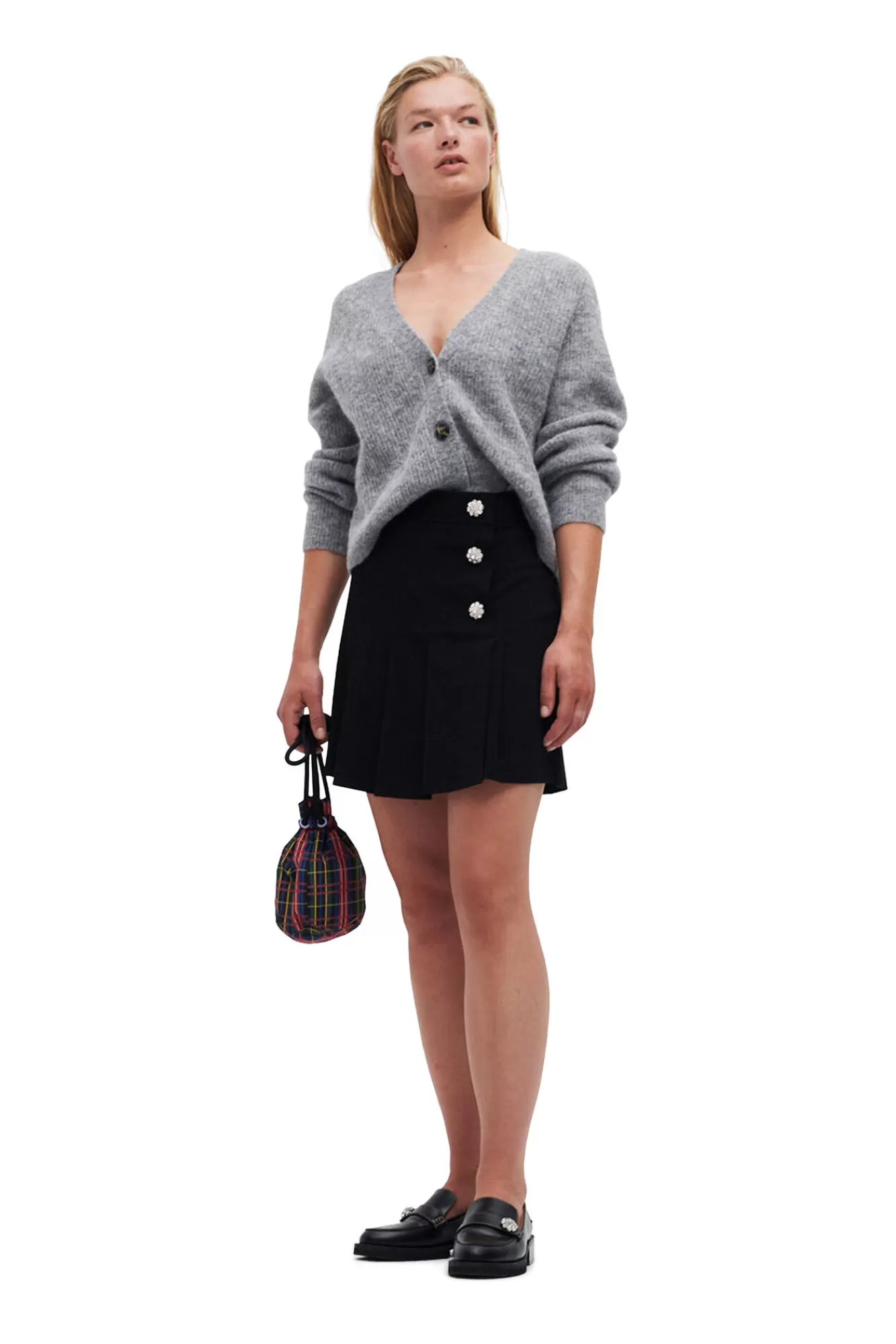 Recycled Suit Mini Skirt>GANNI Online
