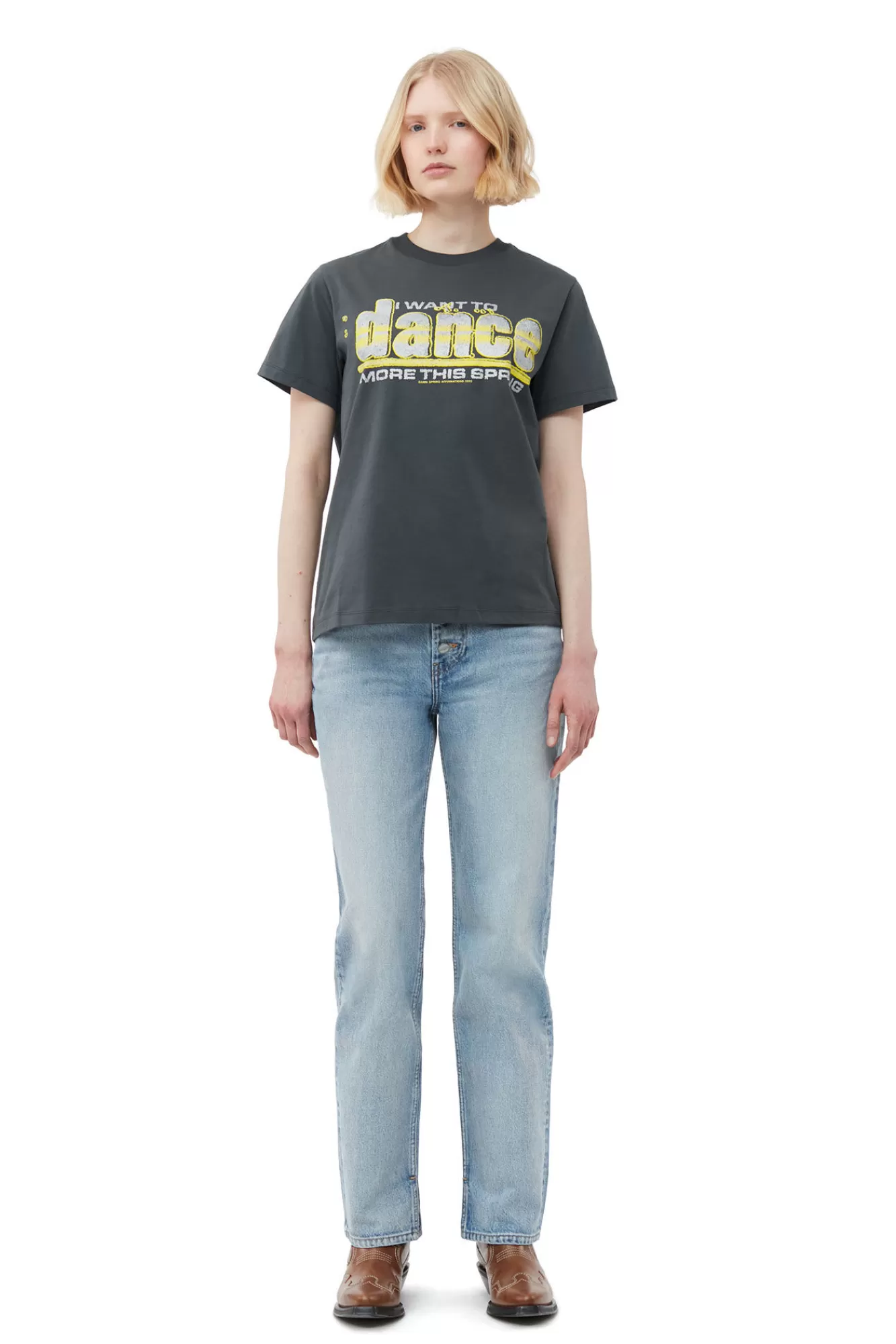 Relaxed Dance T-Shirt>GANNI Outlet