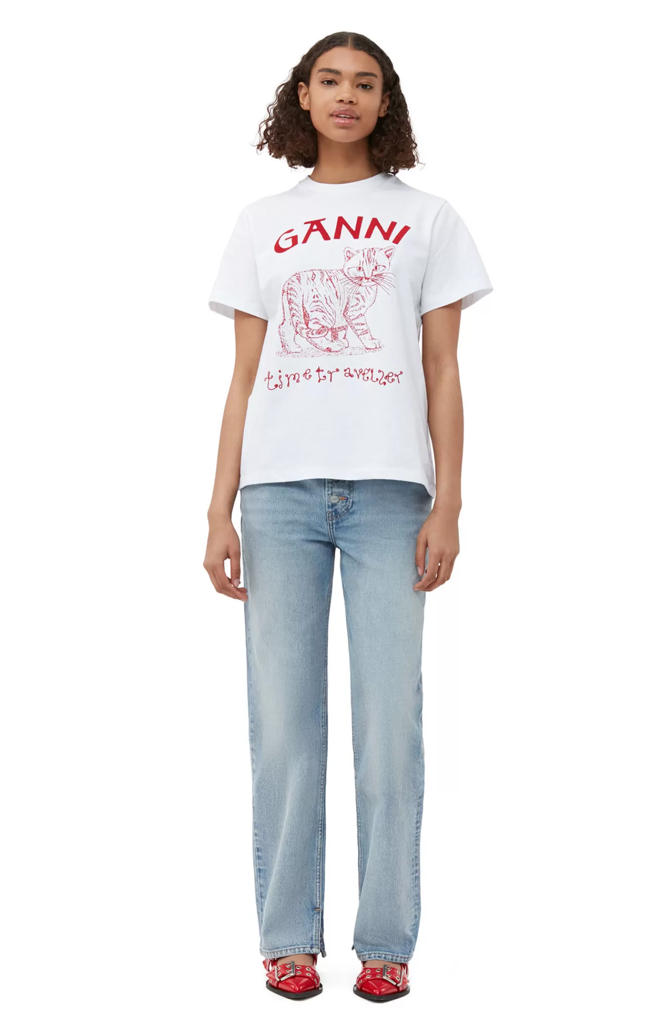 Relaxed Future T-Shirt>GANNI Best Sale