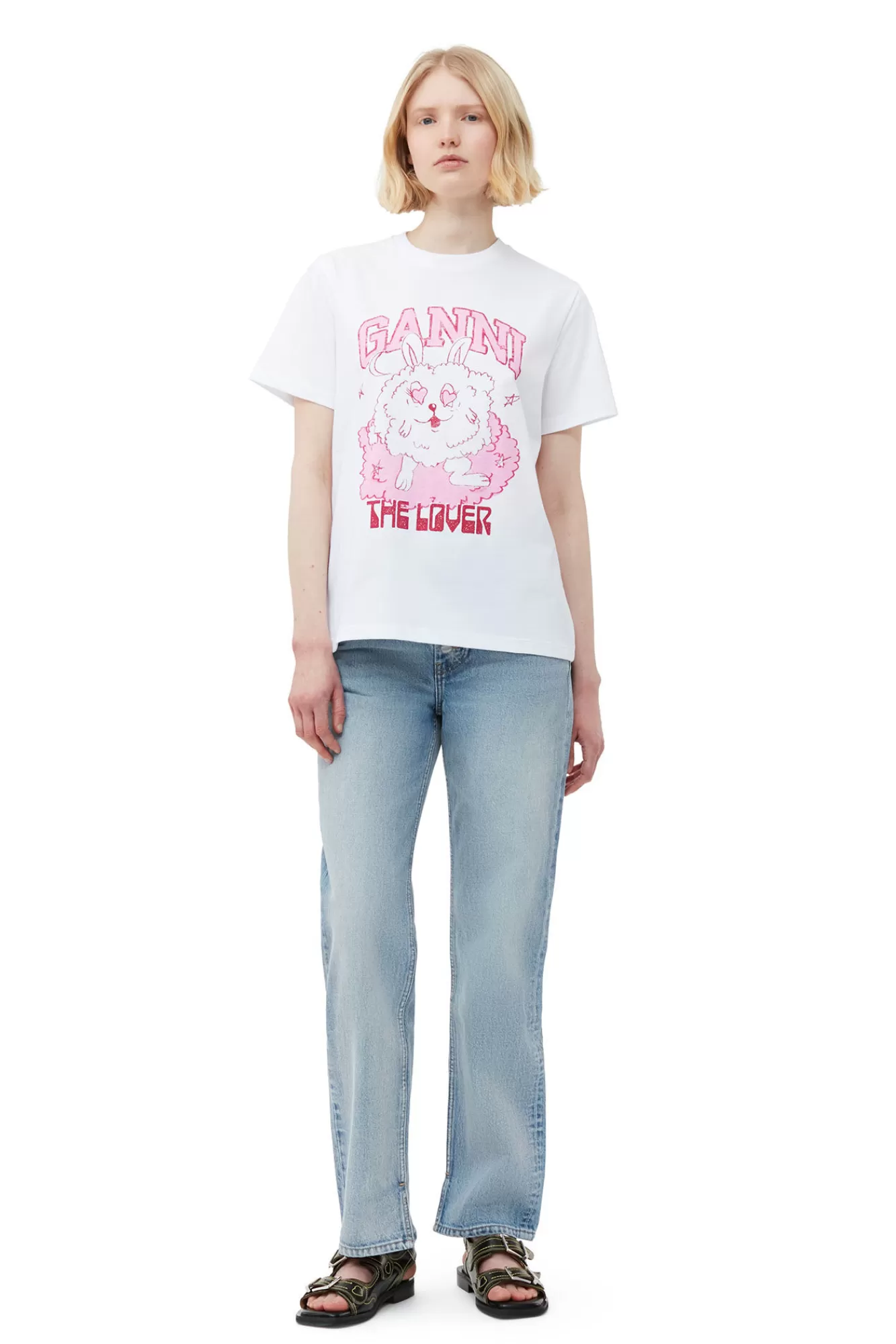 Relaxed Love Bunny T-Shirt>GANNI Best