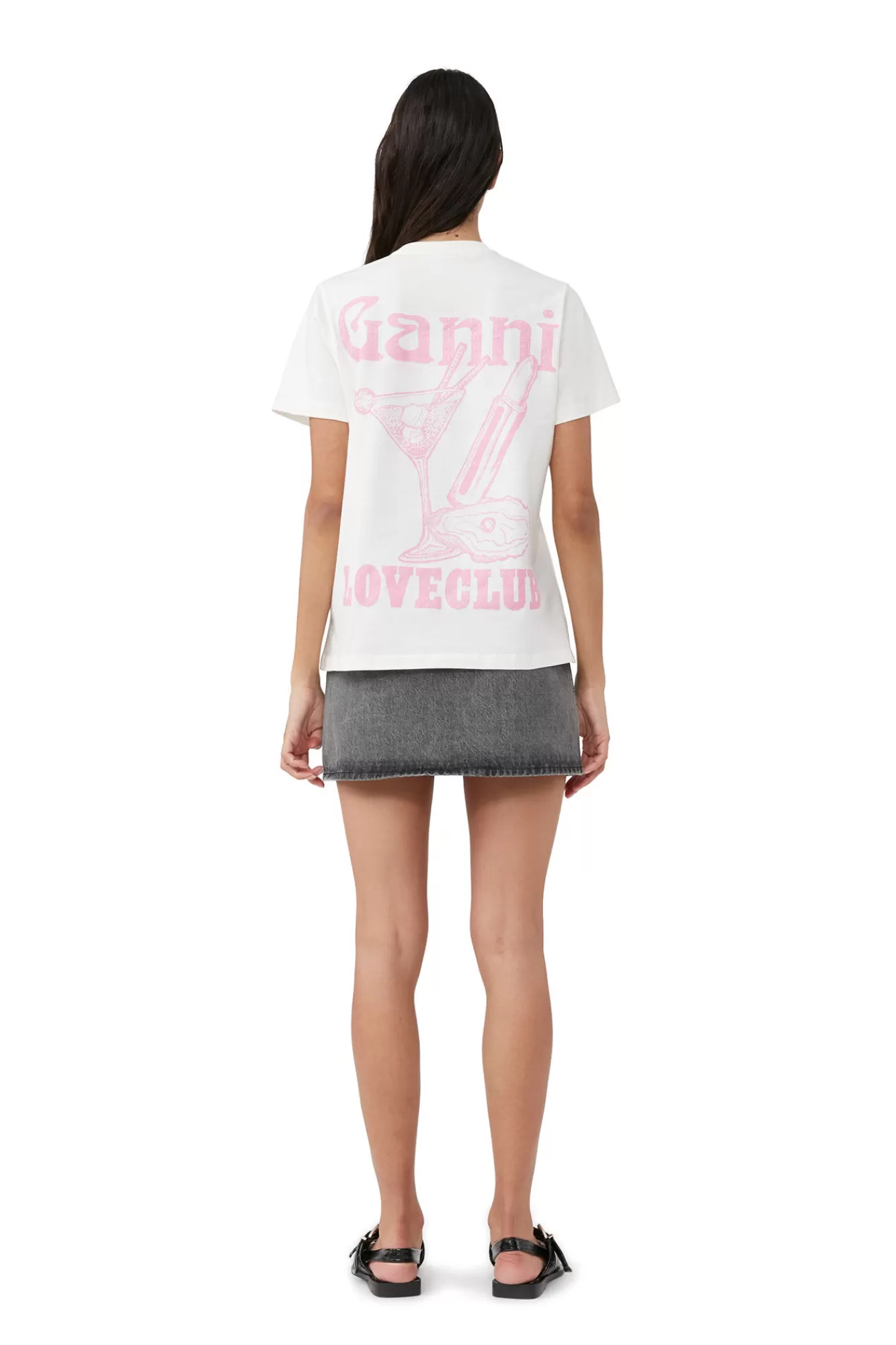 Relaxed Nightclub T-Shirt>GANNI Flash Sale