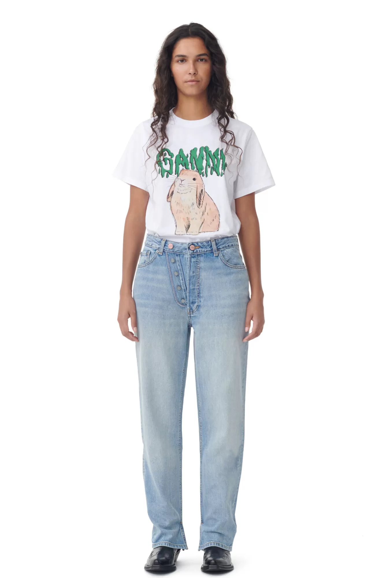 Rigid Denim Figni>GANNI Shop