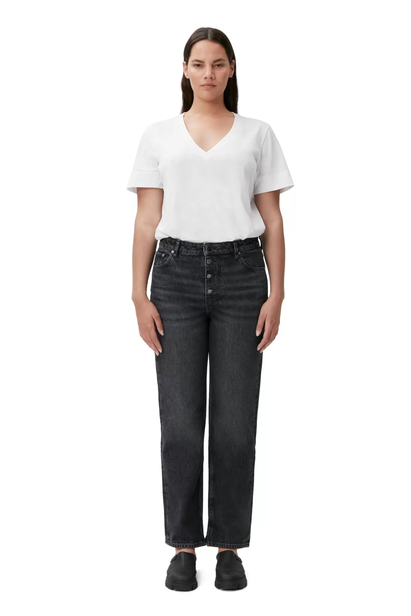 Rigid Denim Lovy>GANNI Cheap