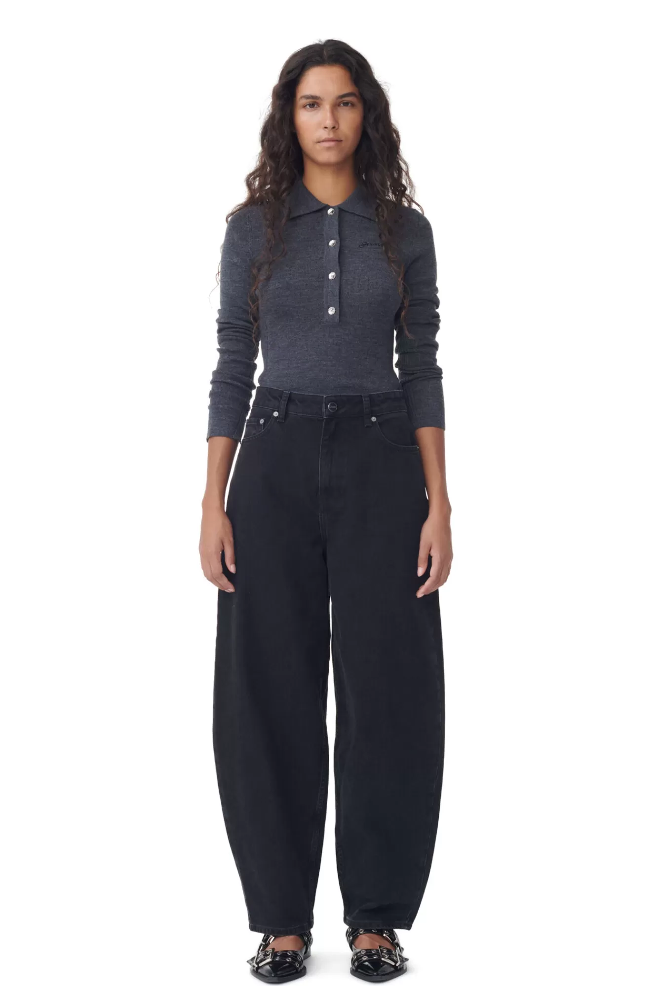 Rigid Denim Stary>GANNI Outlet