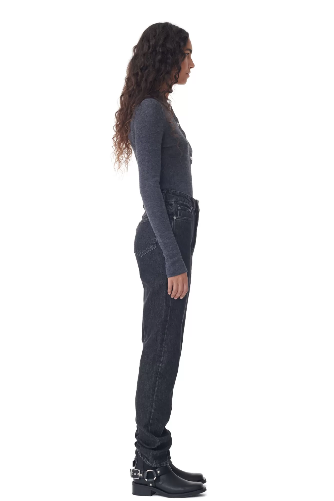 Rigid Denim Swigy>GANNI Clearance