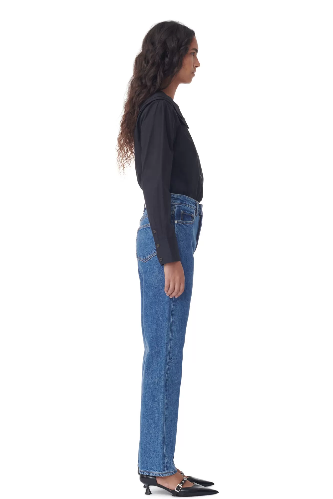 Rigid Denim Swigy>GANNI Best