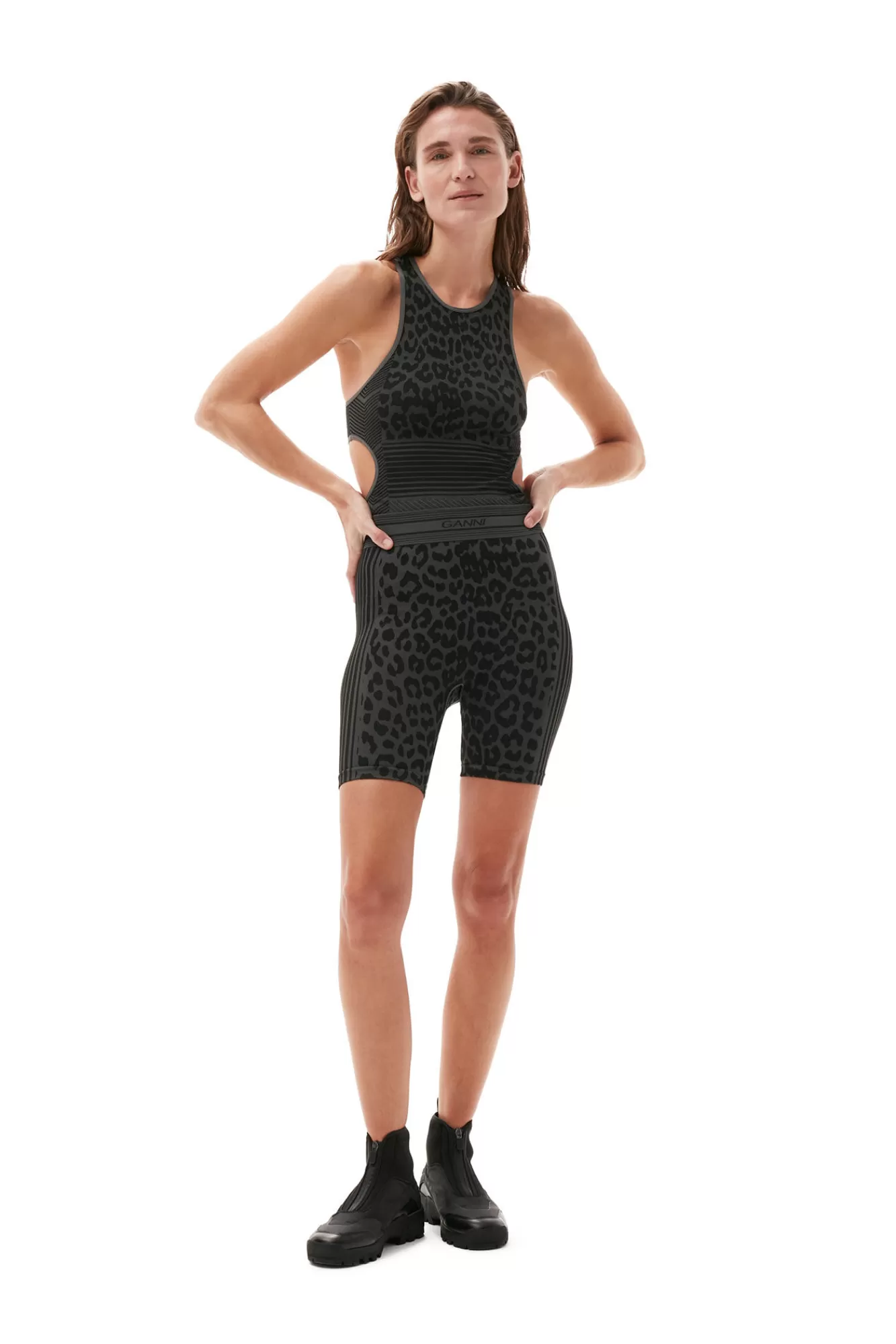 Seamless Jacquard Top>GANNI Sale