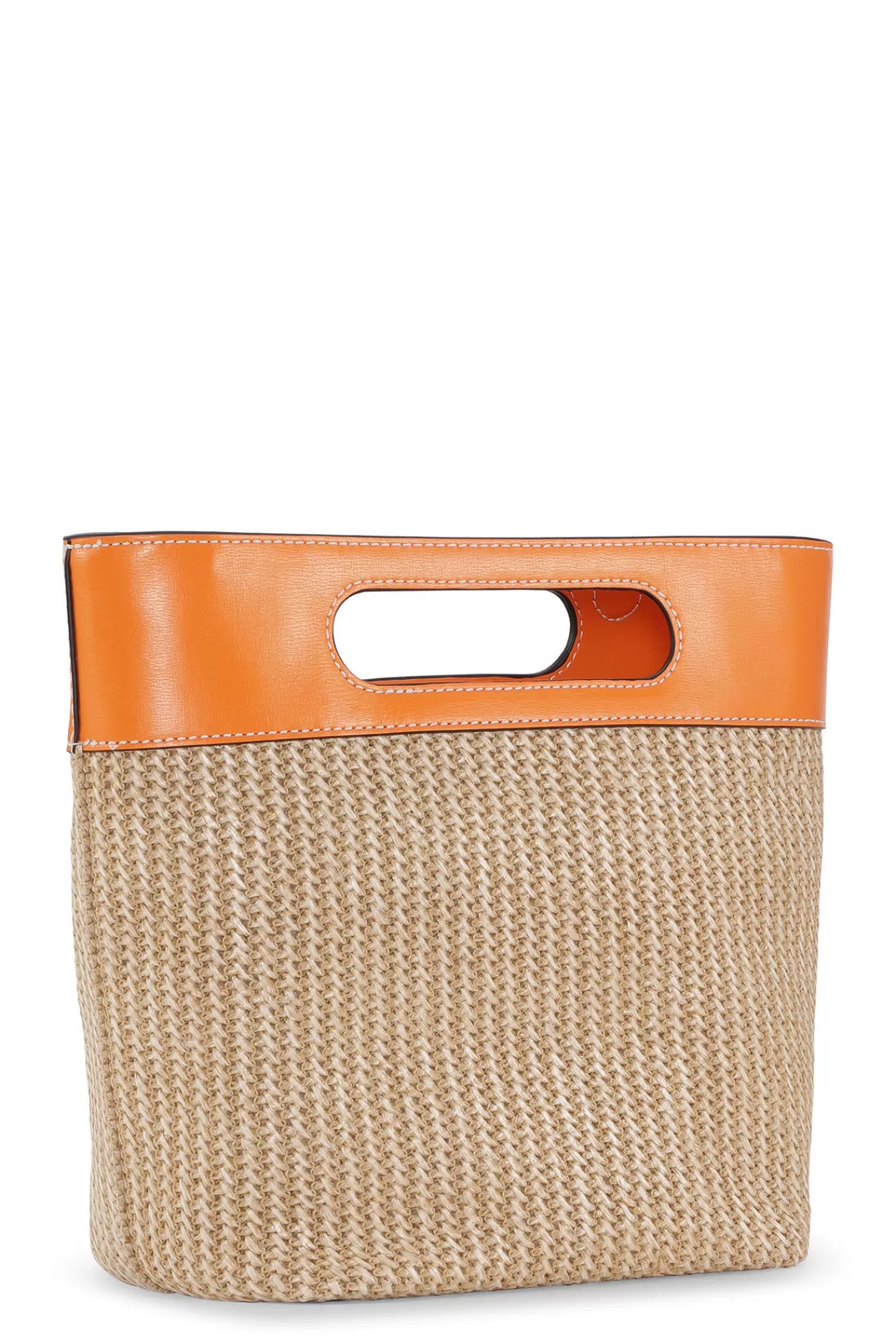 Small Raffia Kraft Tote Bag>GANNI Discount