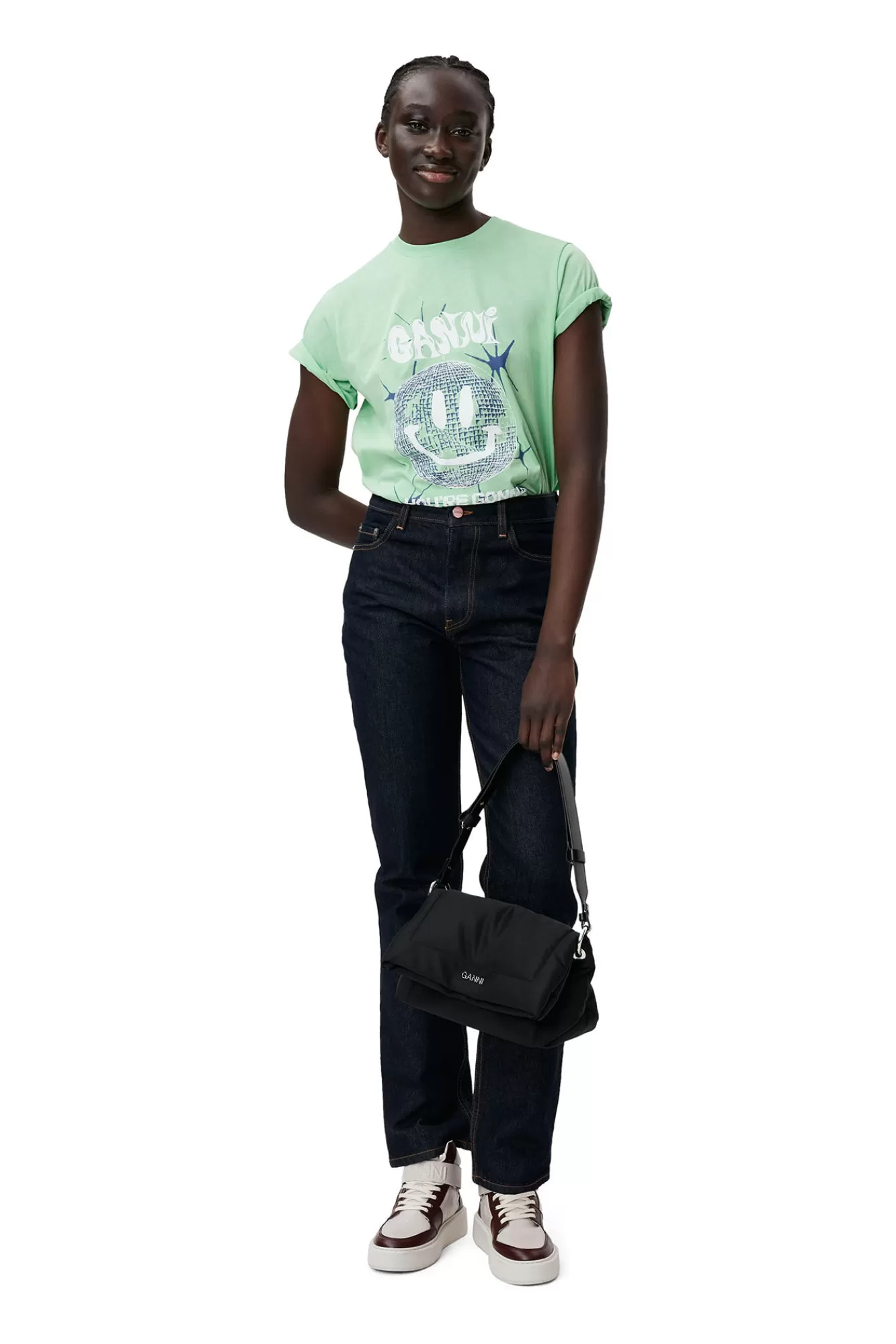 Smiley Relaxed T-Shirt>GANNI Flash Sale