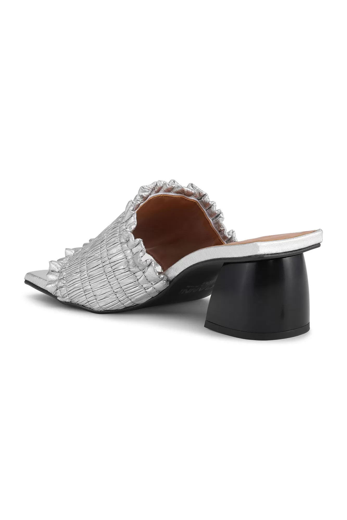 Smock Kitten Heel Mules>GANNI Shop