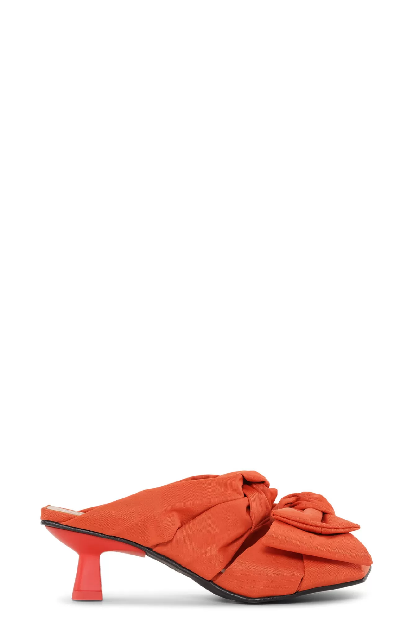 Soft Bow Kitten Heel Sandals>GANNI Discount