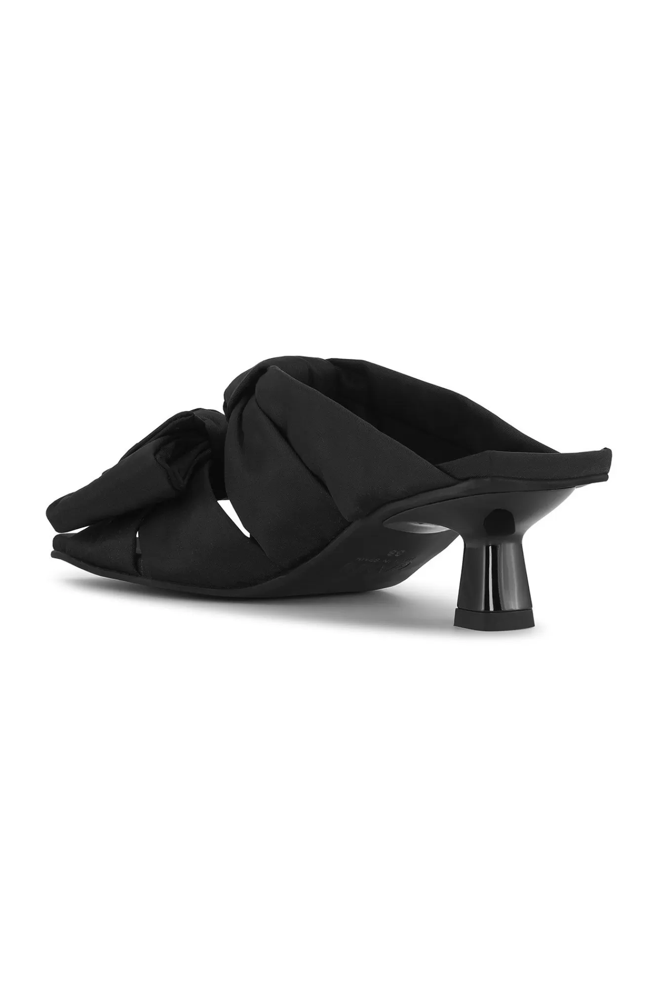 Soft Bow Kitten Heel Sandals>GANNI Best