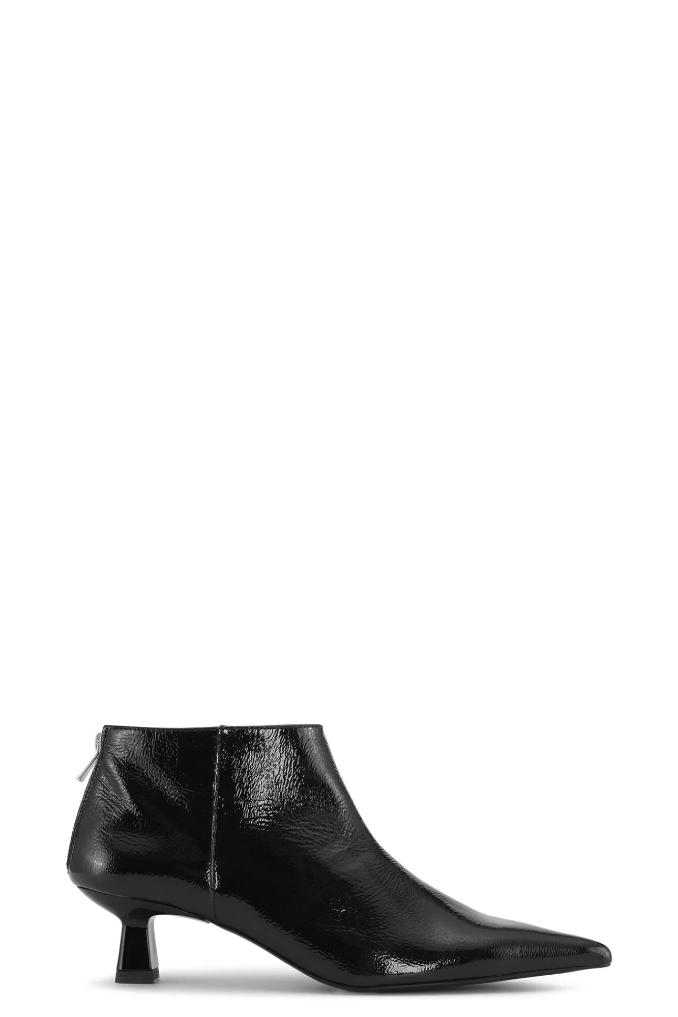 Soft Pointy Crop Boots Naplack>GANNI Outlet
