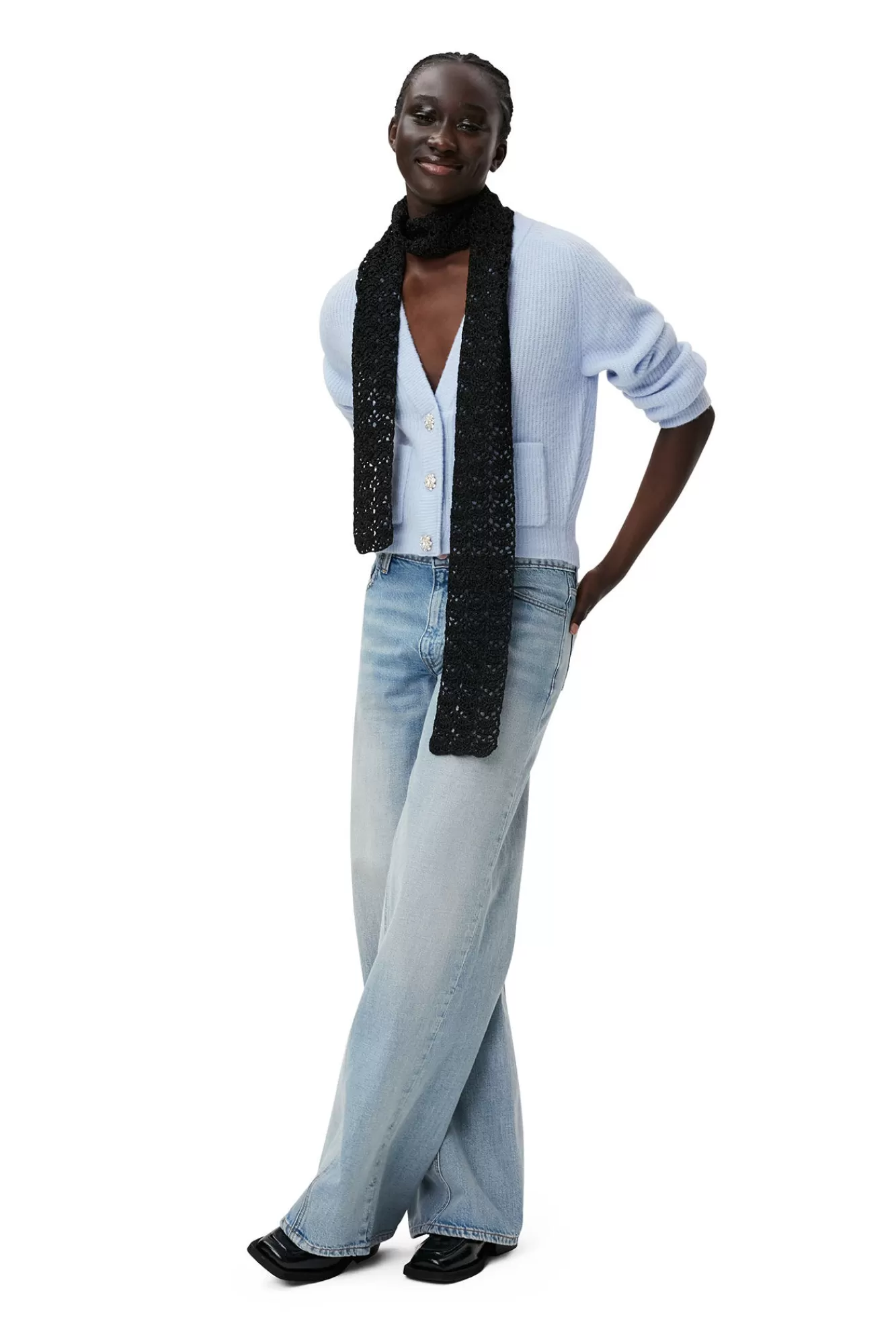 Soft Wool Cardigan>GANNI Cheap