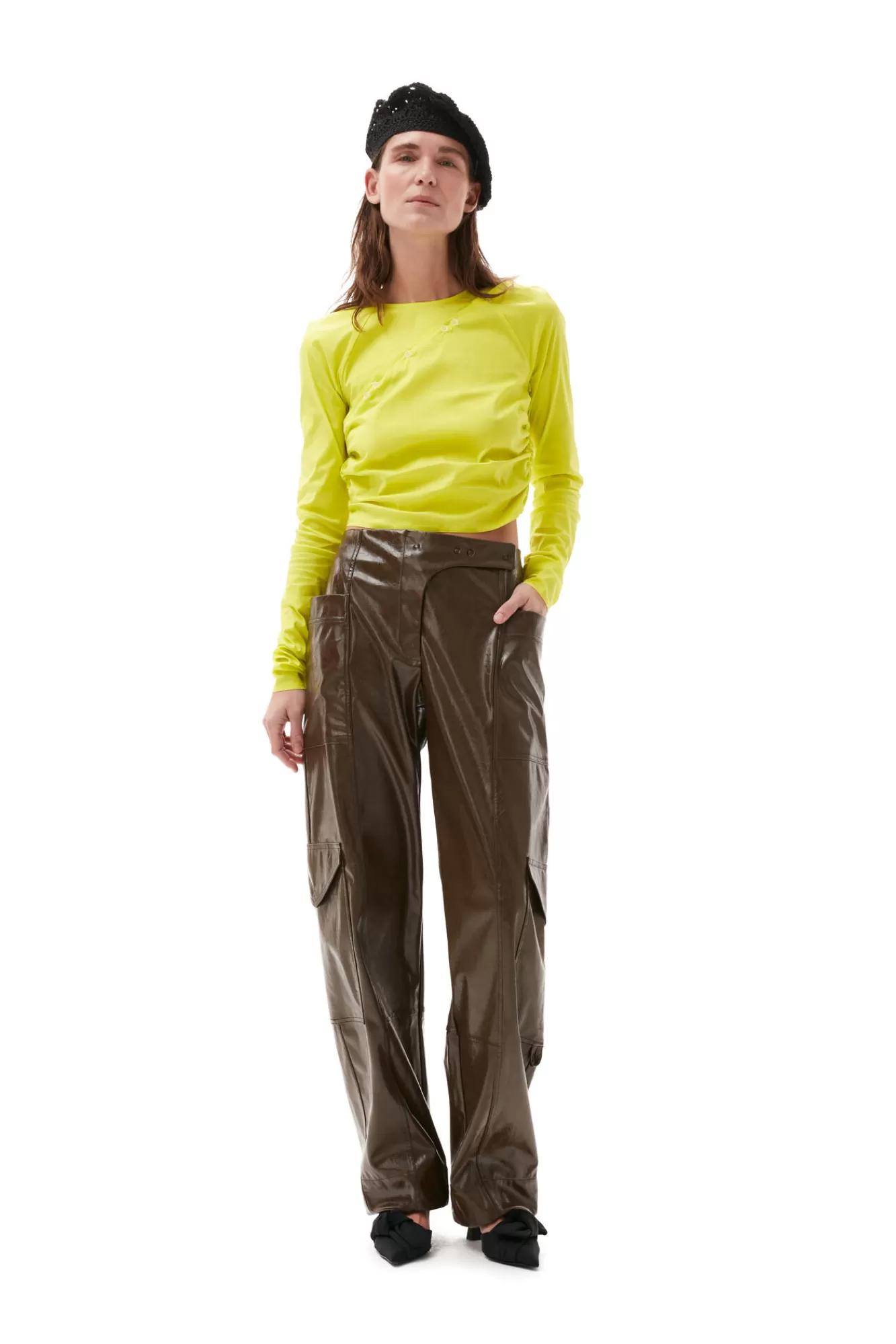 Stretch Cotton Blouse>GANNI Discount