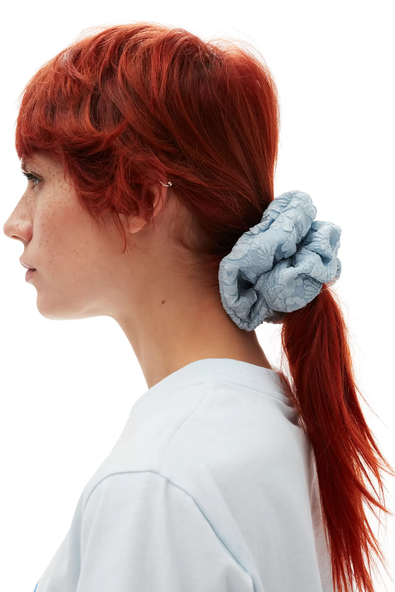 Stretch Jacquard Scrunchie>GANNI Sale