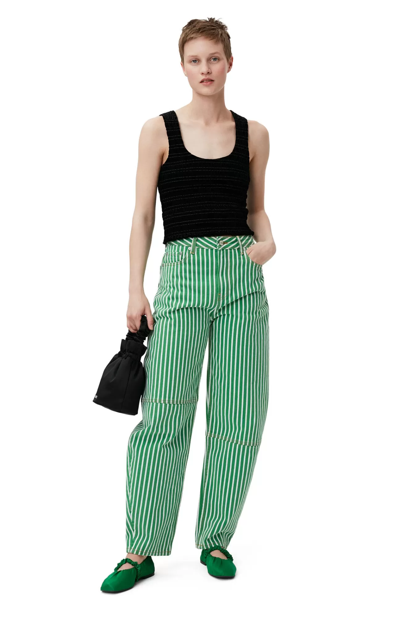 Stripe Denim Stary>GANNI Best Sale