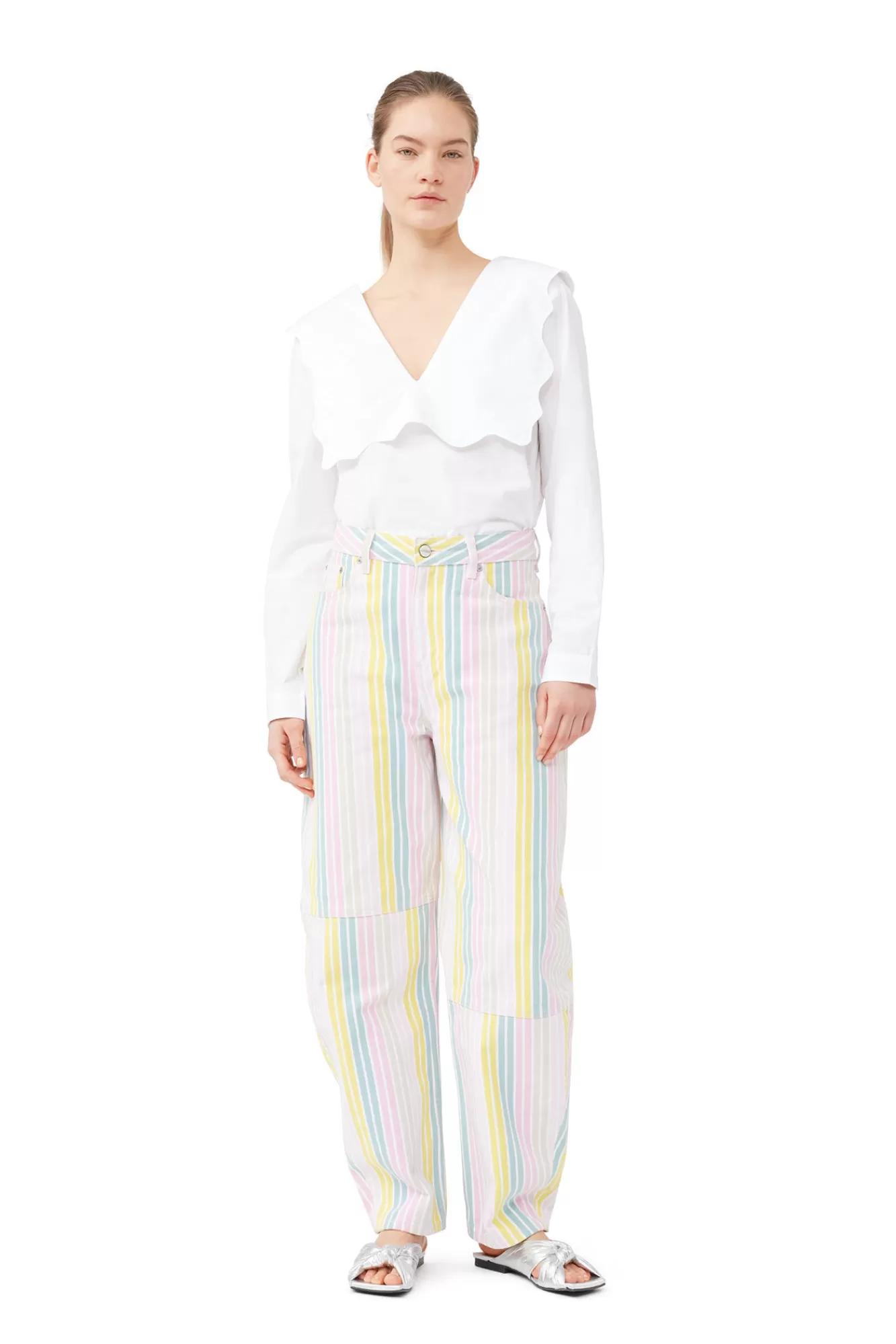 Stripe Stary Jeans>GANNI Cheap