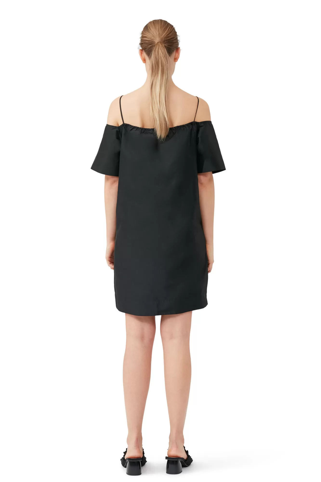Taffeta Mini Dress>GANNI Fashion