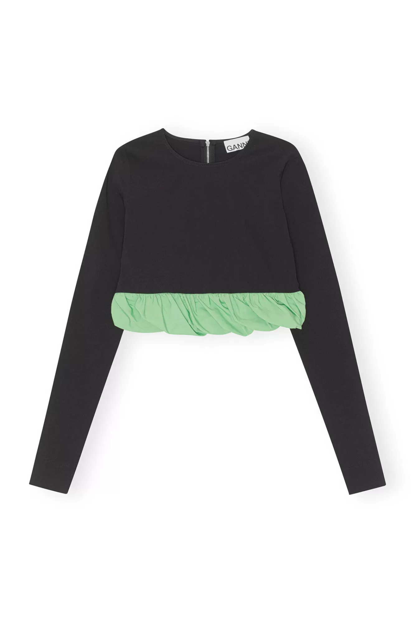 Taffeta Mix Blouse>GANNI Clearance