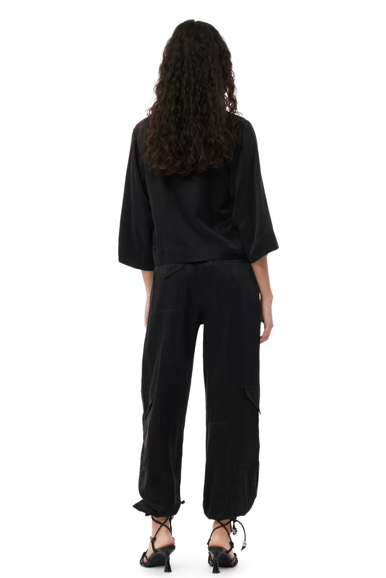 Washed Satin Pants>GANNI Cheap