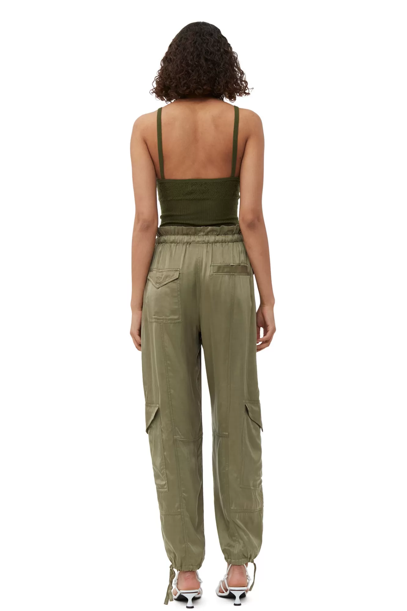 Washed Satin Pants>GANNI Best